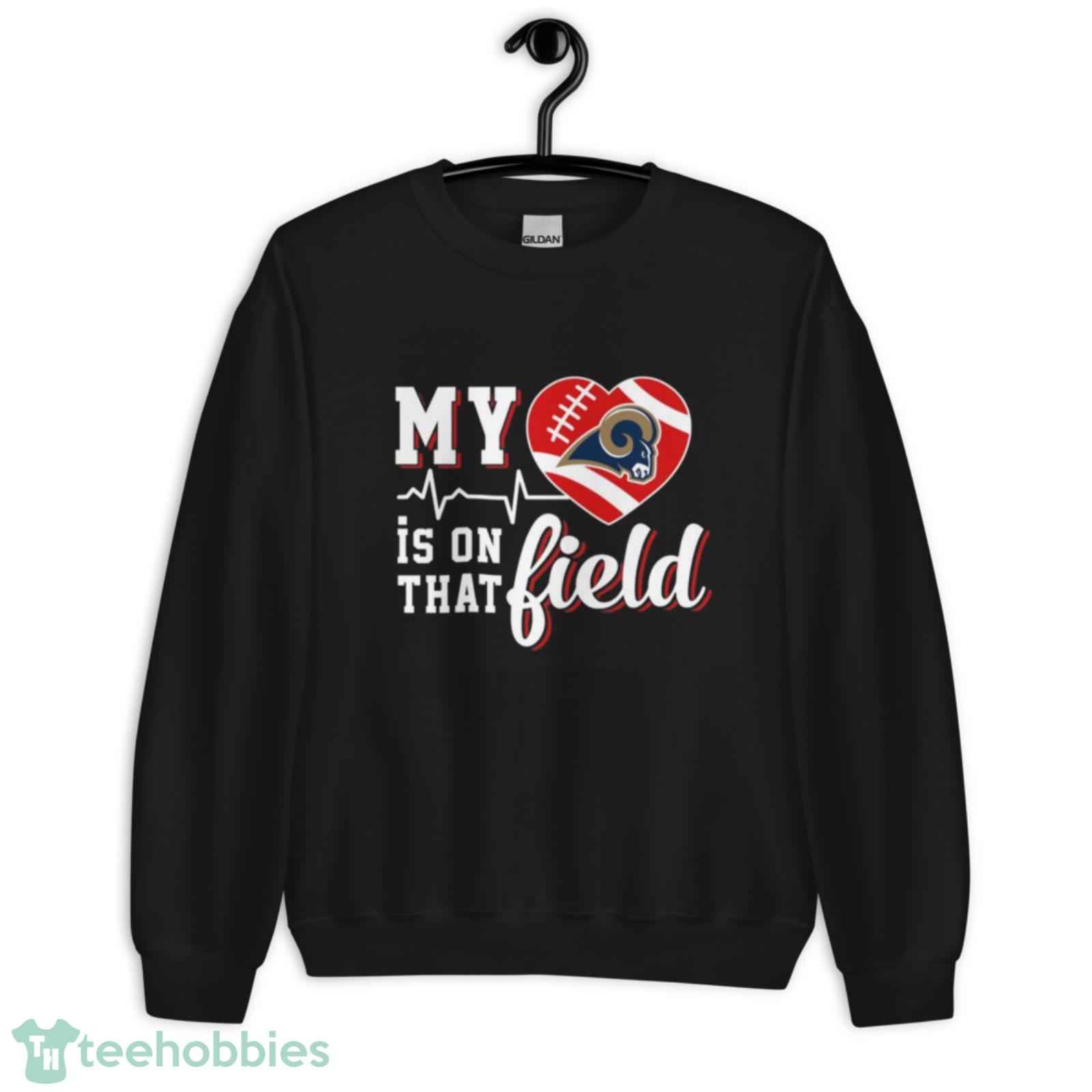 NFL My Heart Is On That Field Football Sports Arizona Cardinals T Shirt