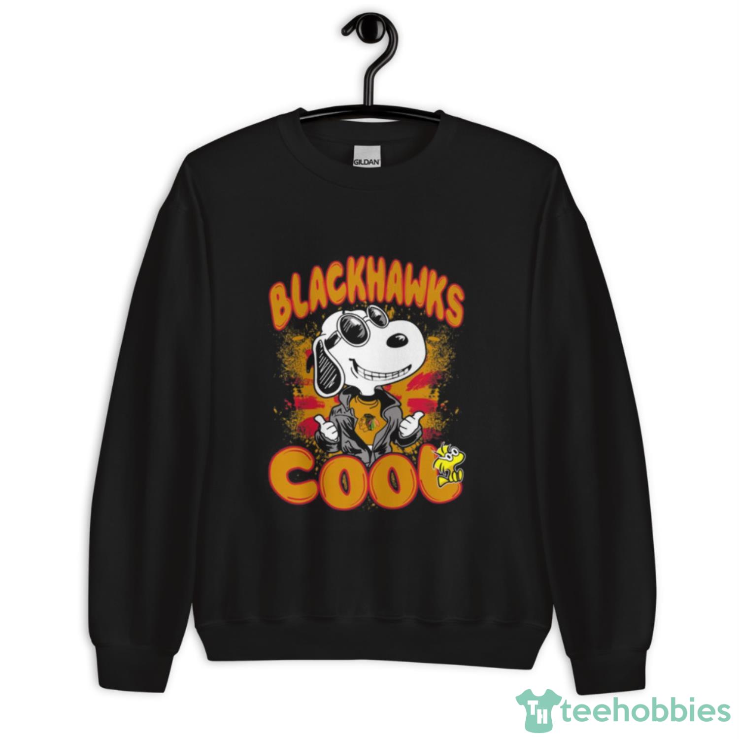 NHL Hockey Chicago Blackhawks Cool Snoopy Shirt T Shirt - Unisex Crewneck Sweatshirt