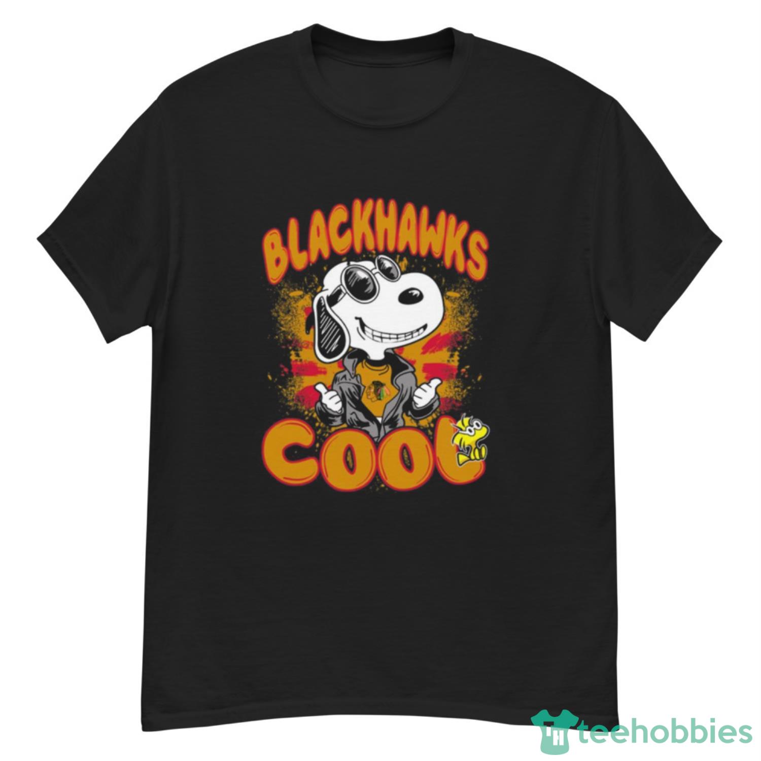 NHL Hockey Chicago Blackhawks Cool Snoopy Shirt T Shirt - G500 Men’s Classic T-Shirt