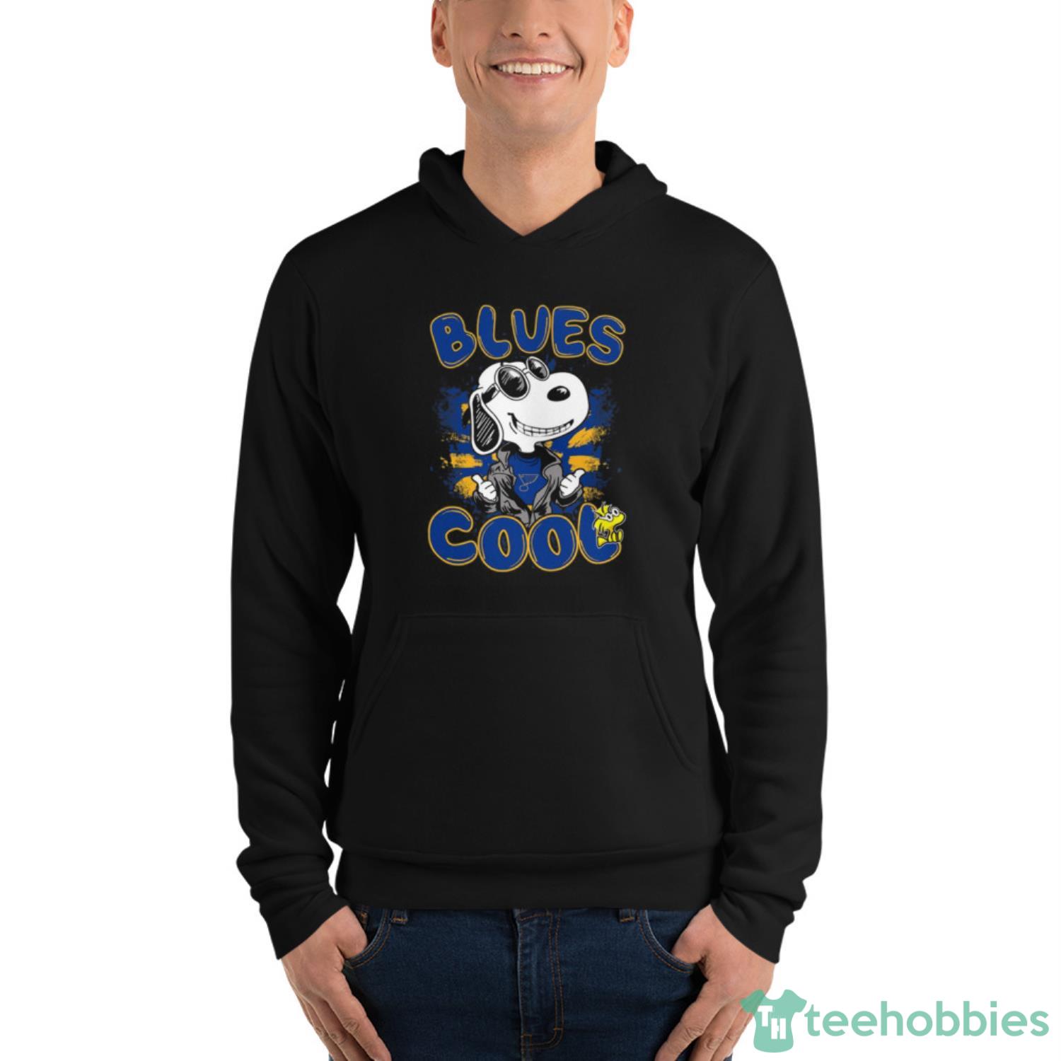 NHL Hockey St.Louis Blues Cool Snoopy Shirt T Shirt - Unisex Fleece Pullover Hoodie