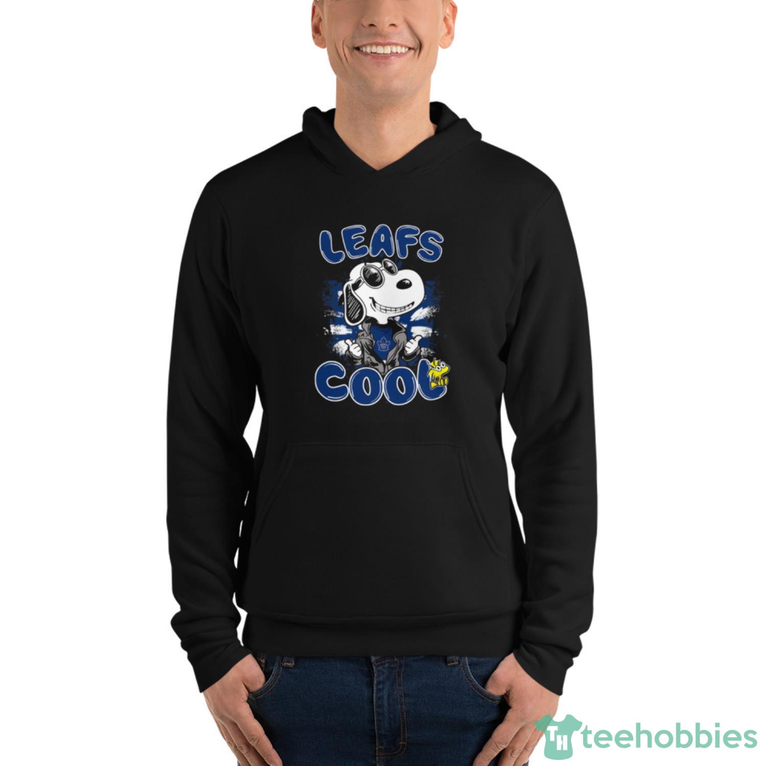 NHL Hockey Toronto Maple Leafs Cool Snoopy Shirt T Shirt - Unisex Fleece Pullover Hoodie