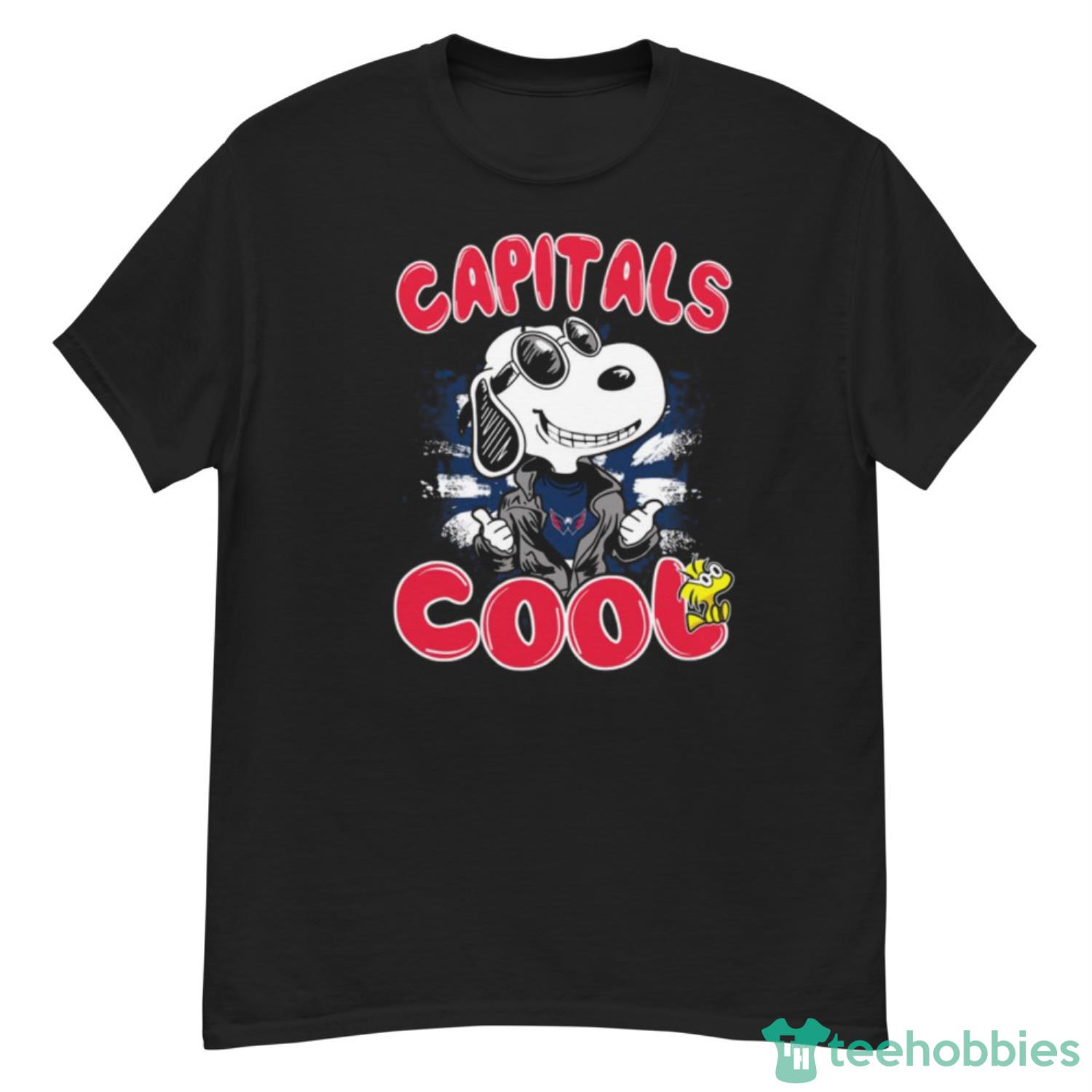 NHL Hockey Washington Capitals Cool Snoopy Shirt T Shirt - G500 Men’s Classic T-Shirt