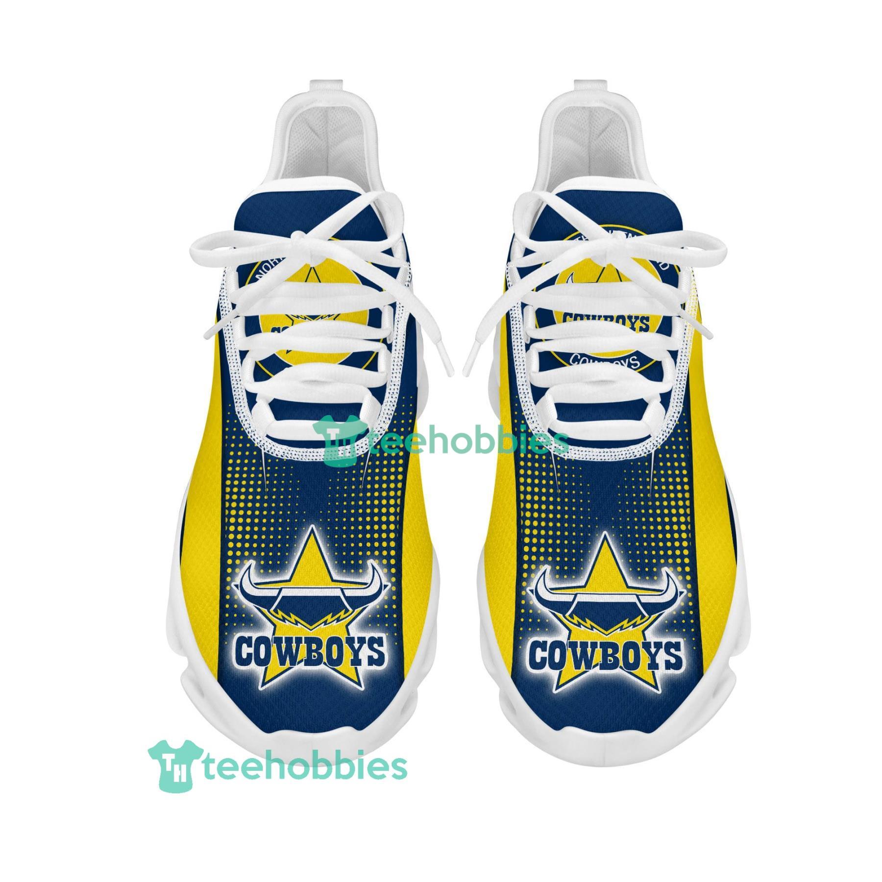 North Queensland Cowboys Sneakers Max Soul Shoes For Men And Women NRL Custom Name For Fans Product Photo 2