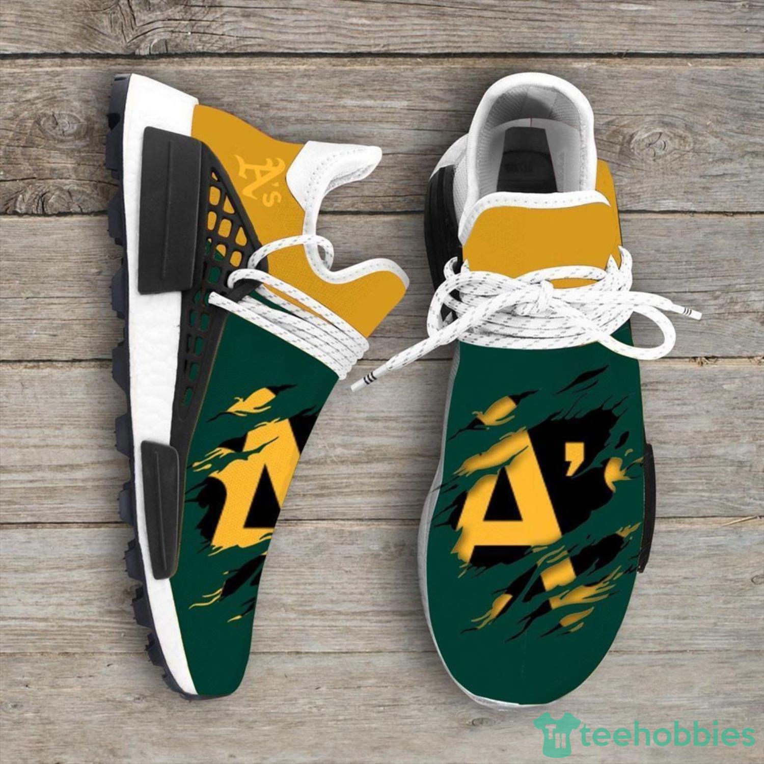 Oakland Athletics MLB Sport Teams Running Shoes NMD Human Shoes For Fans Product Photo 1 Oakland Athletics MLB Sport Teams Running Shoes NMD Human Shoes For Fans Product Photo 1