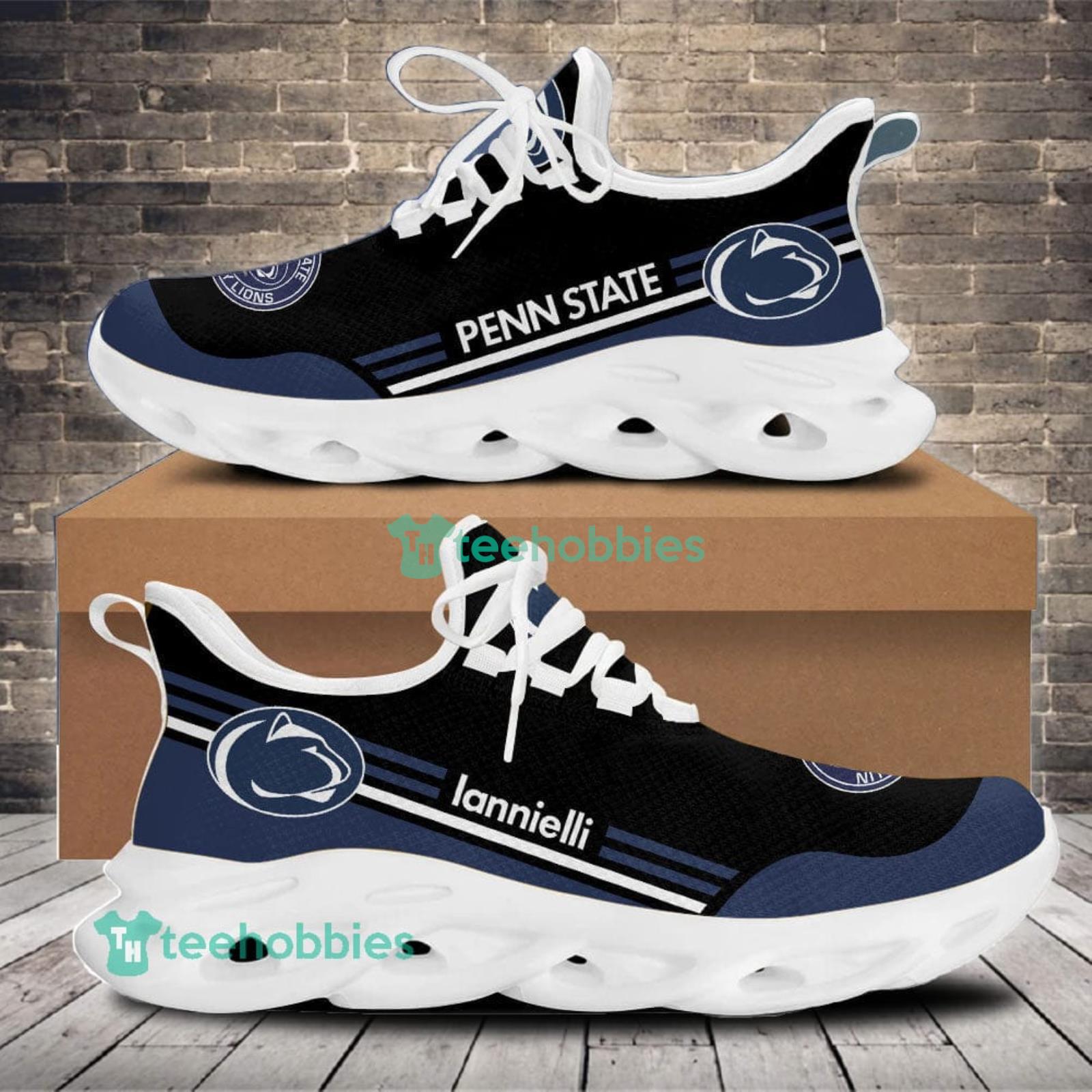 Penn State Big Logo Sneakers Custom Name Max Soul Shoes Product Photo 1
