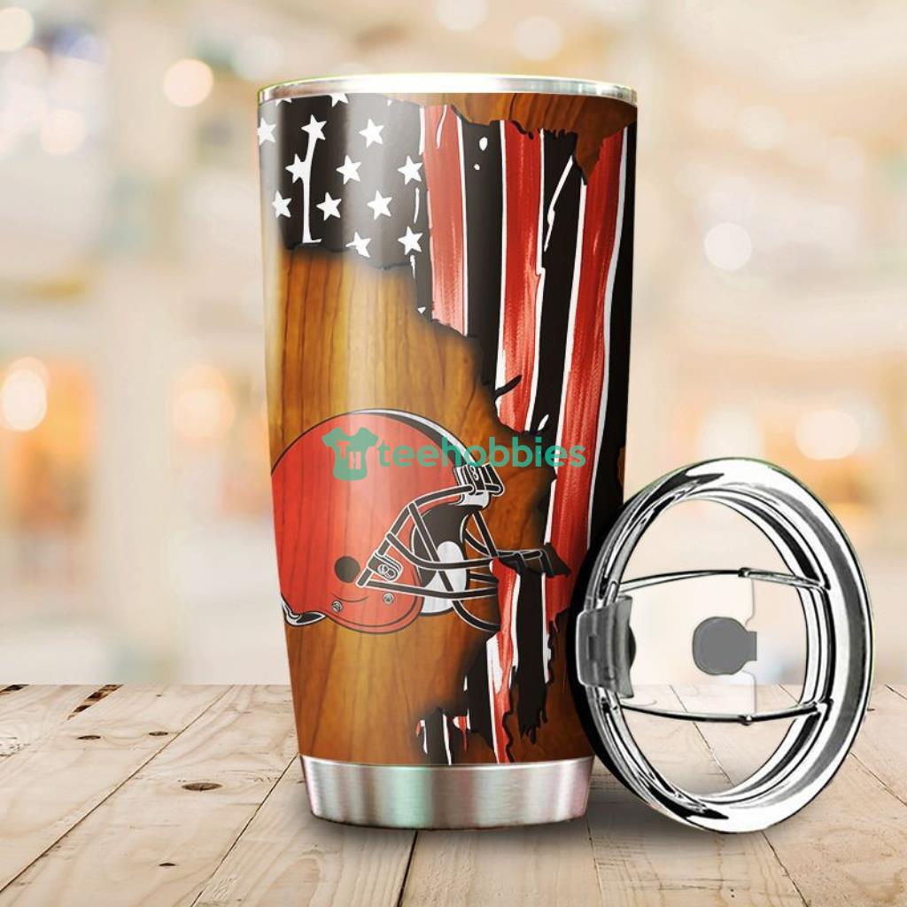 Cleveland Browns 20oz Stainless Steel Travel Tumbler