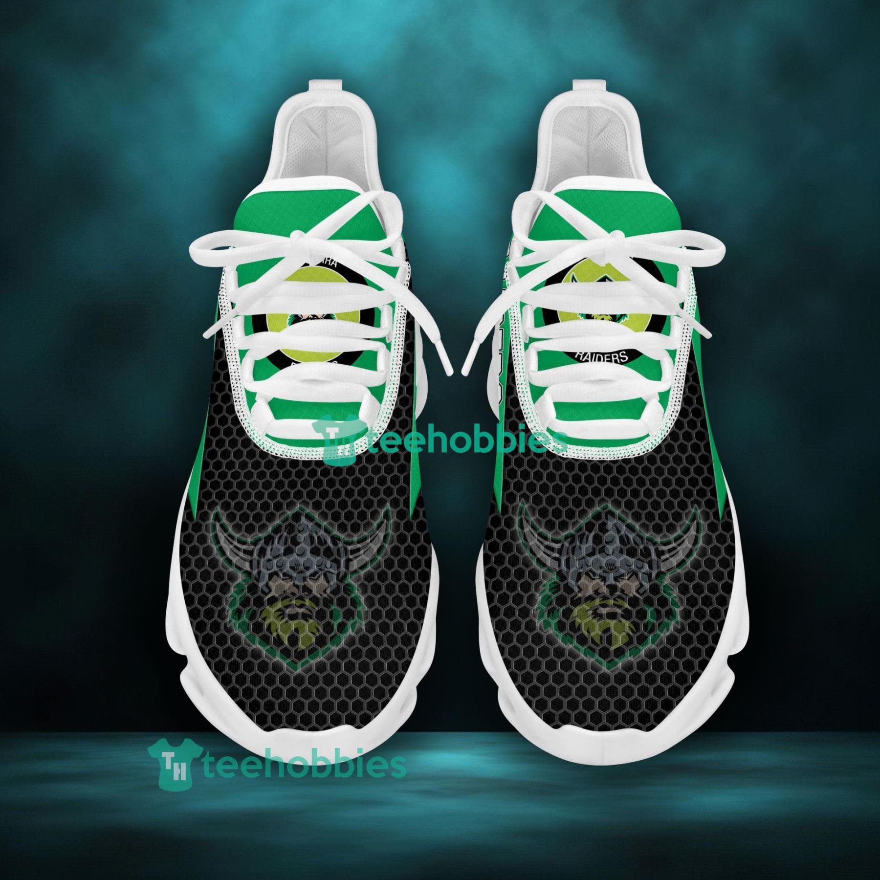 Personalized Name And Number Canberra Raiders Sneakers Max Soul Shoes For Men And Women Product Photo 2