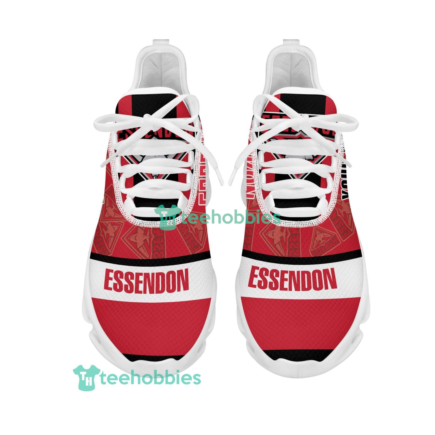Personalized Name Essendon Flag Football Club Sneakers Max Soul Shoes For Men And Women Afl Sneakers Product Photo 2