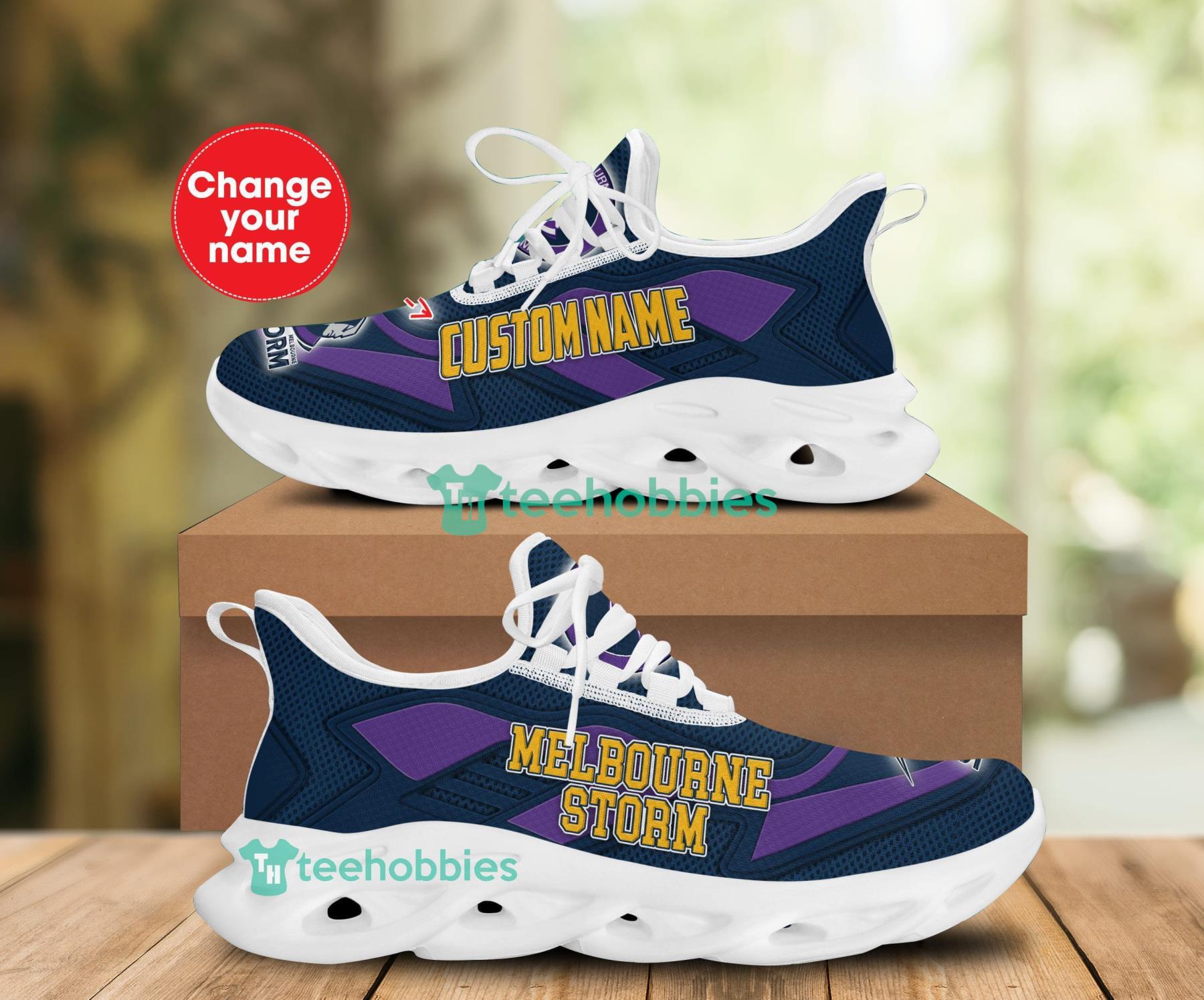 Personalized Name Melbourne Storm Sneakers Max Soul Shoes For Men And Women Product Photo 1