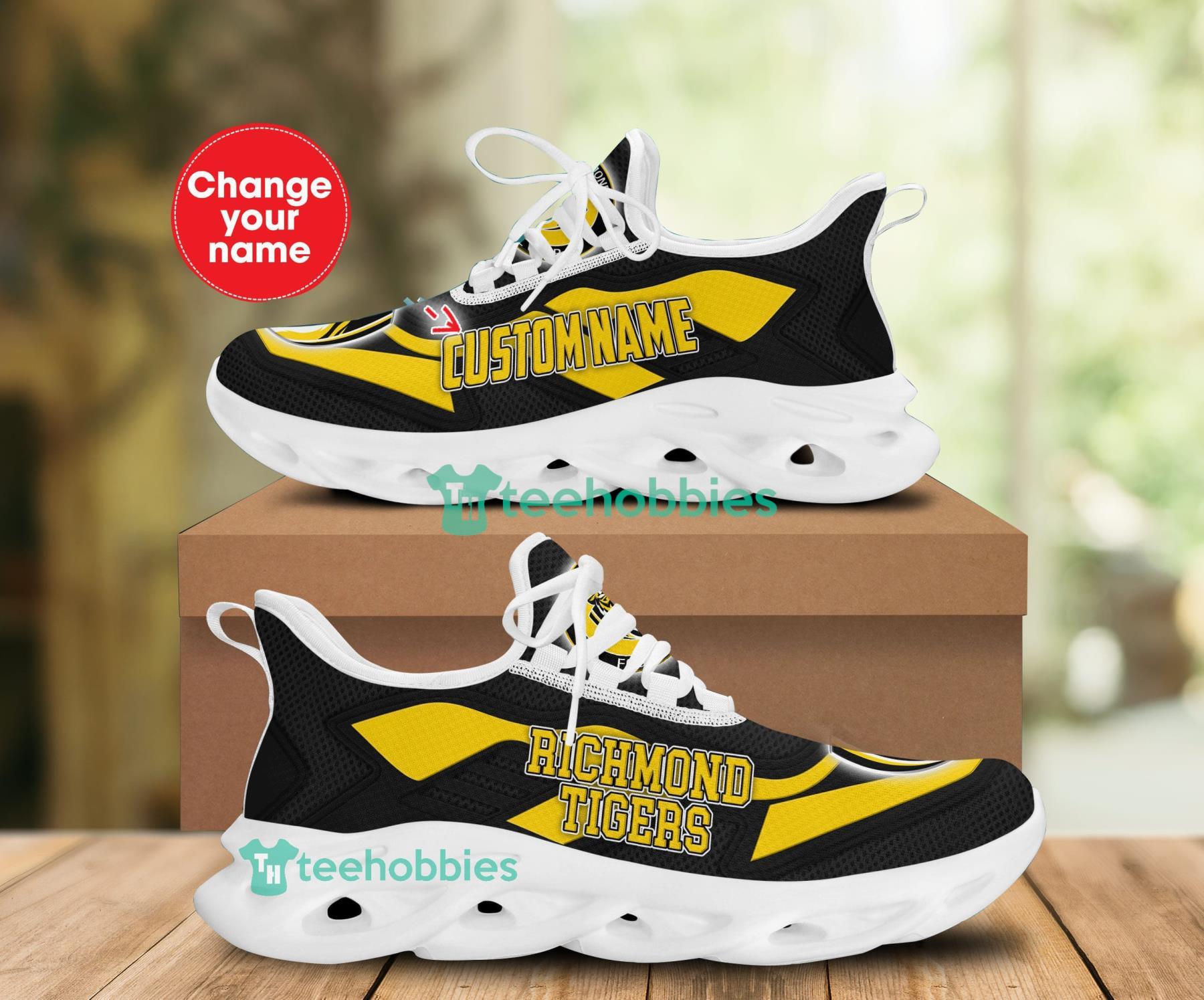 Personalized Name Richmond Tigers Sneakers Max Soul Shoes For Men And Women Product Photo 1