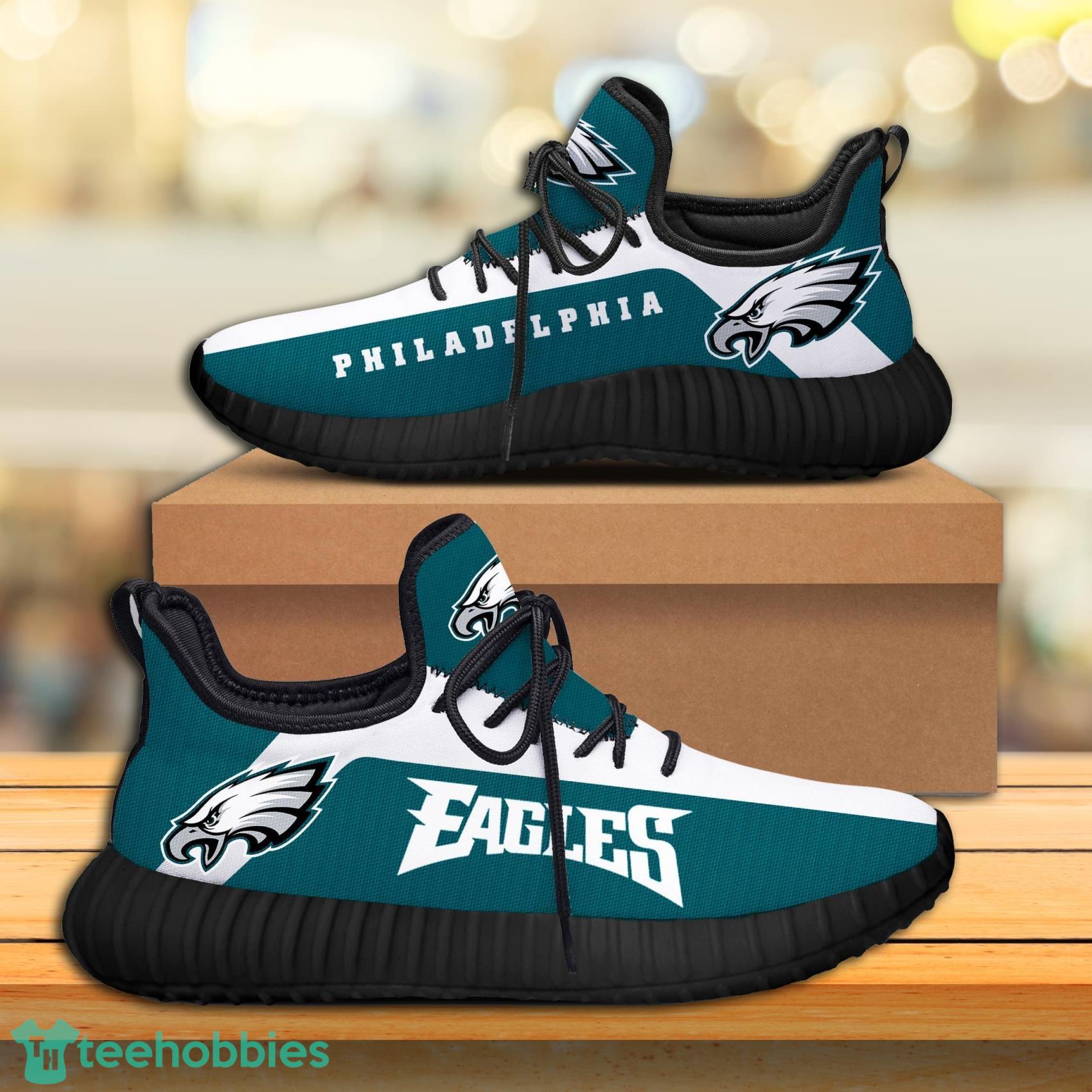 Philadelphia Eagles NFL Teams Football Black Reze Sneakers Gift For Fans Product Photo 1