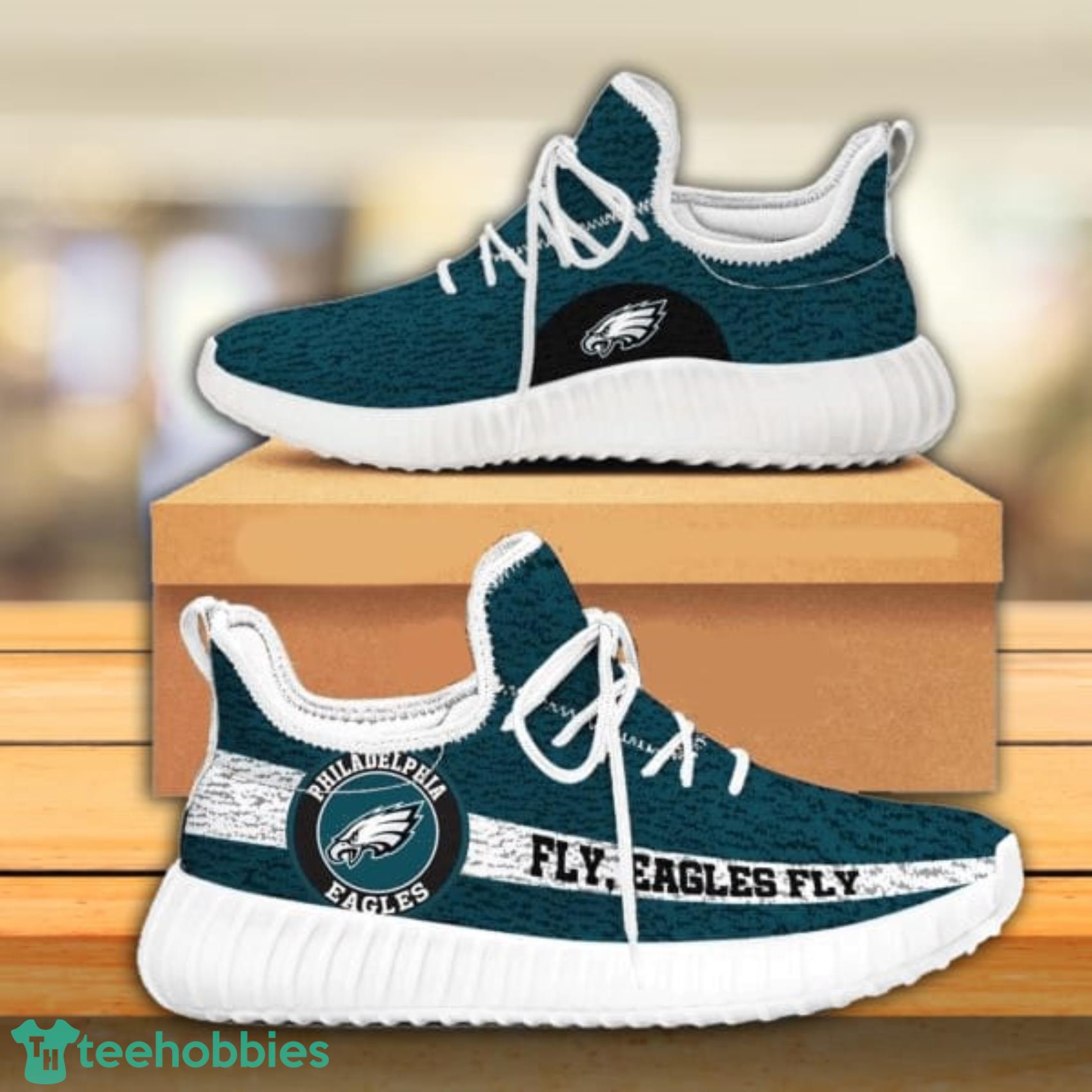 Philadelphia Eagles NFL Teams Football Running Walking Shoes Reze Sneakers Product Photo 1