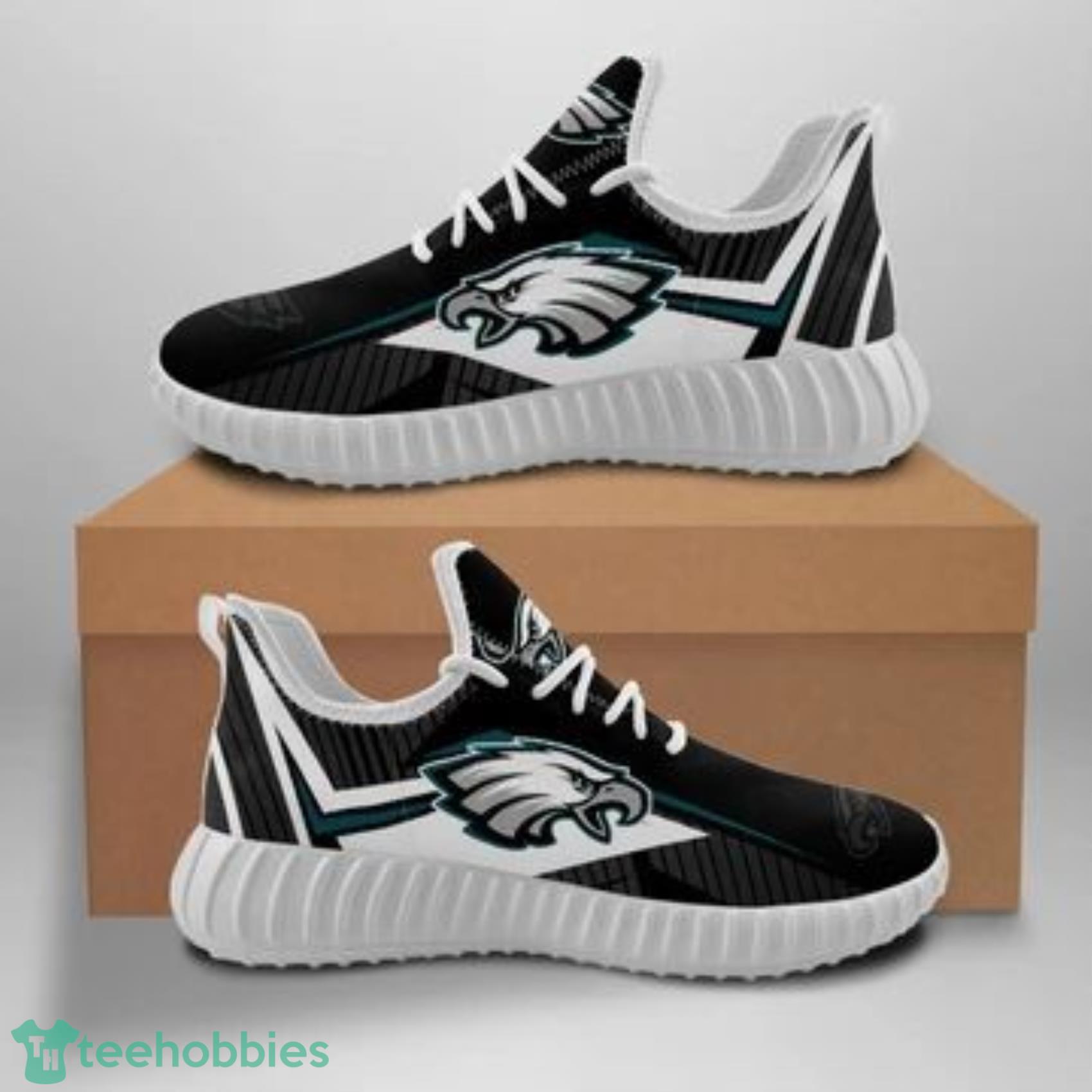 Philadelphia Eagles NFL White Running Walking Shoes Reze Sneakers Product Photo 1