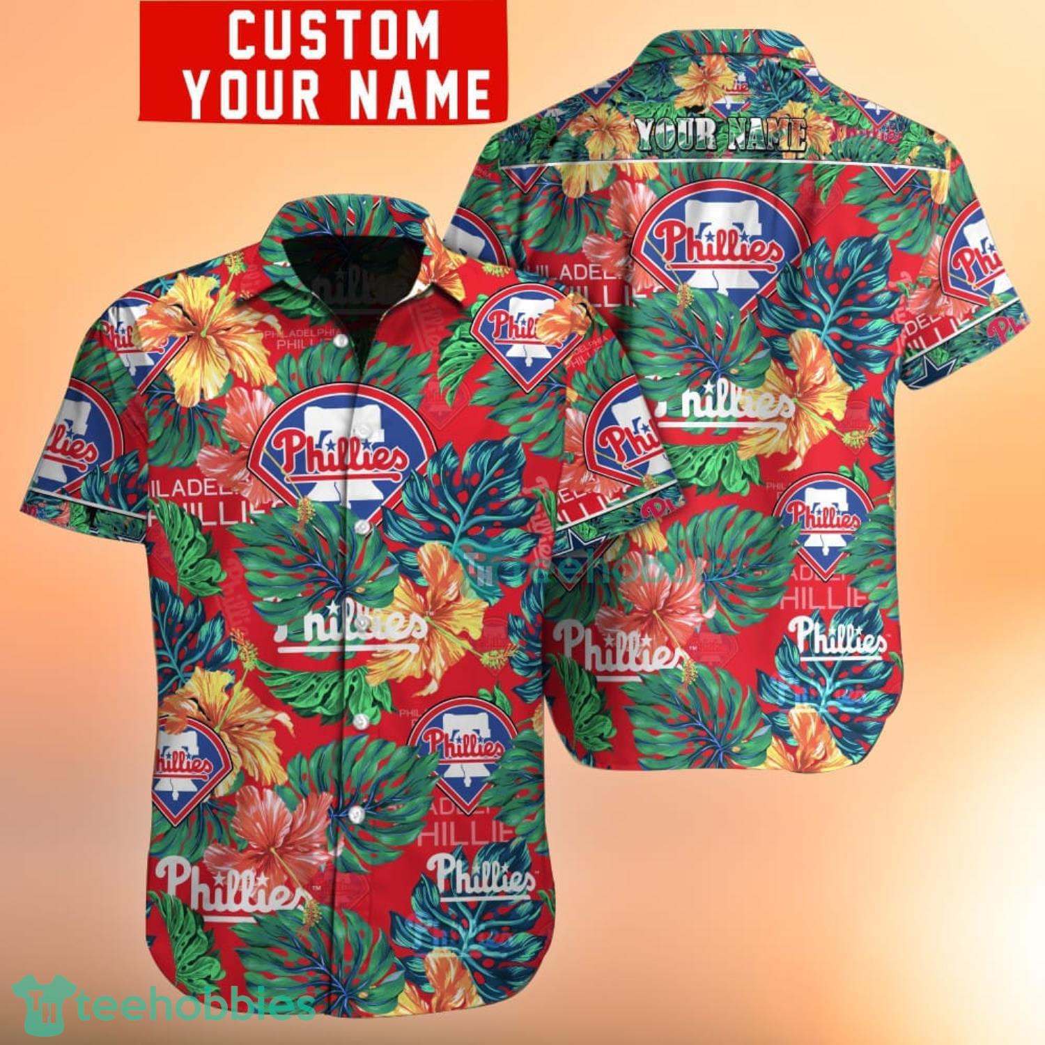 Philadelphia Phillies MLB Custom Name Hawaiian Shirt Man - T