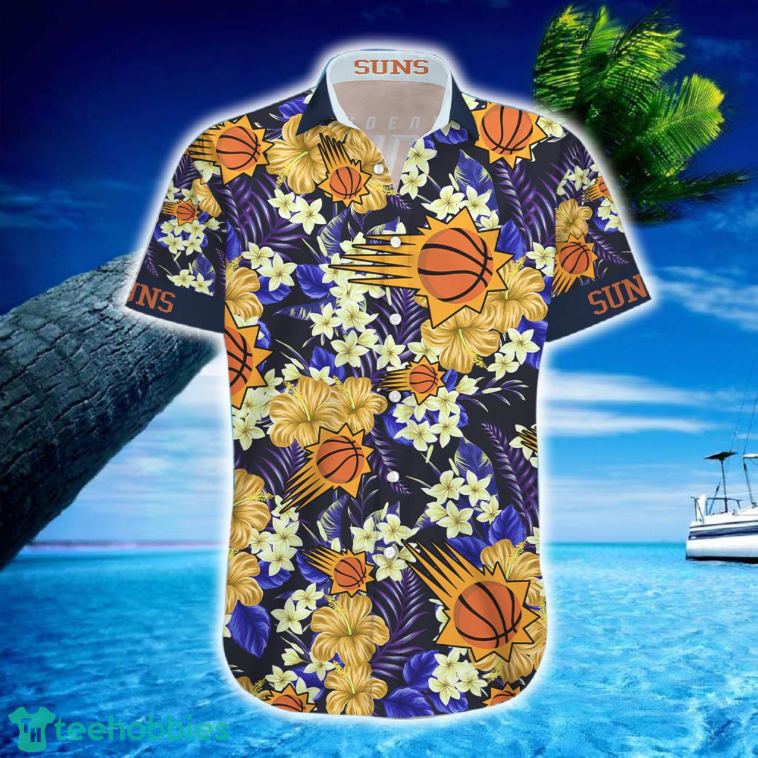 Phoenix Suns Flowers Pattern Hawaiian Shirt And Short Product Photo 4 Phoenix Suns Flowers Pattern Hawaiian Shirt And Short Product Photo 4