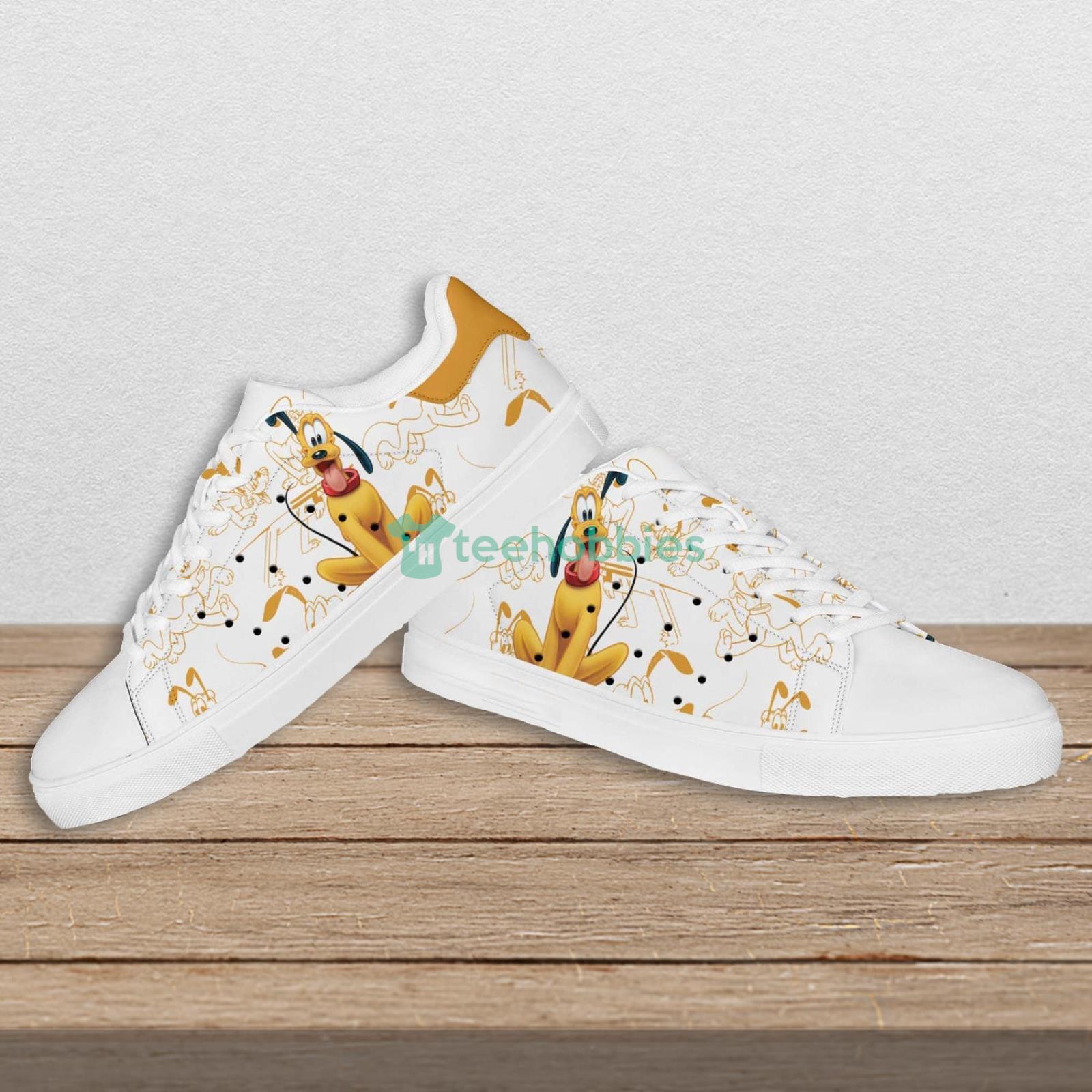 Pluto Skate Shoes For Men And Women Mickey Mouse Clubhouse Cartoon Shoes image Pluto Skate Shoes For Men And Women Mickey Mouse Clubhouse Cartoon Shoes Product Photo 2