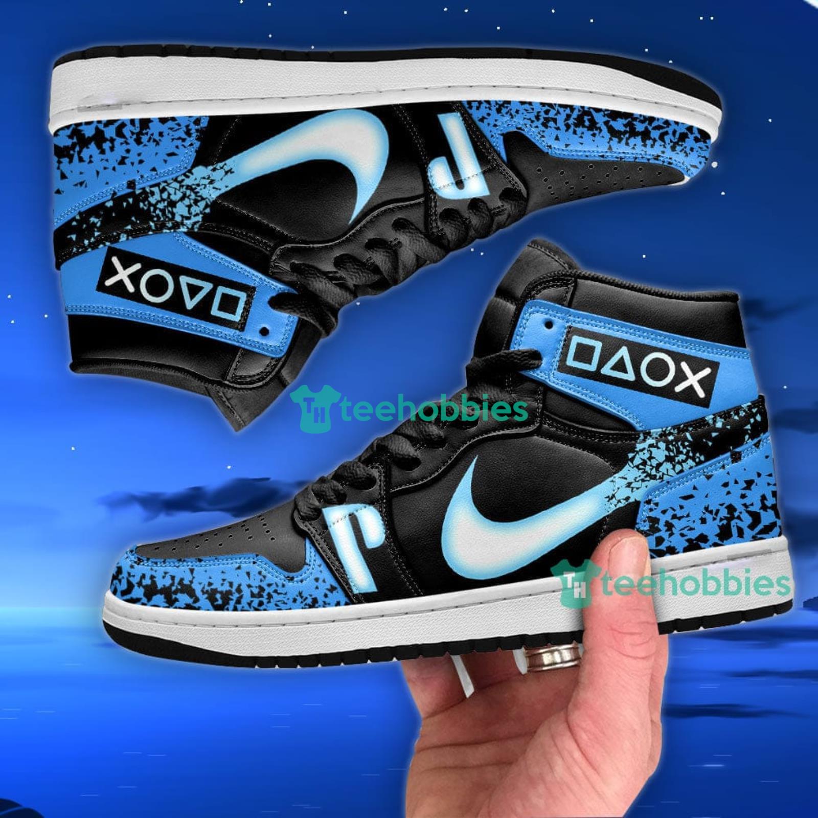 PS4 Nacro Game Controler Air Jordan Hightop Shoes Sneakers For Men And Women image PS4 Nacro Game Controler Air Jordan Hightop Shoes Sneakers For Men And Women Product Photo 2