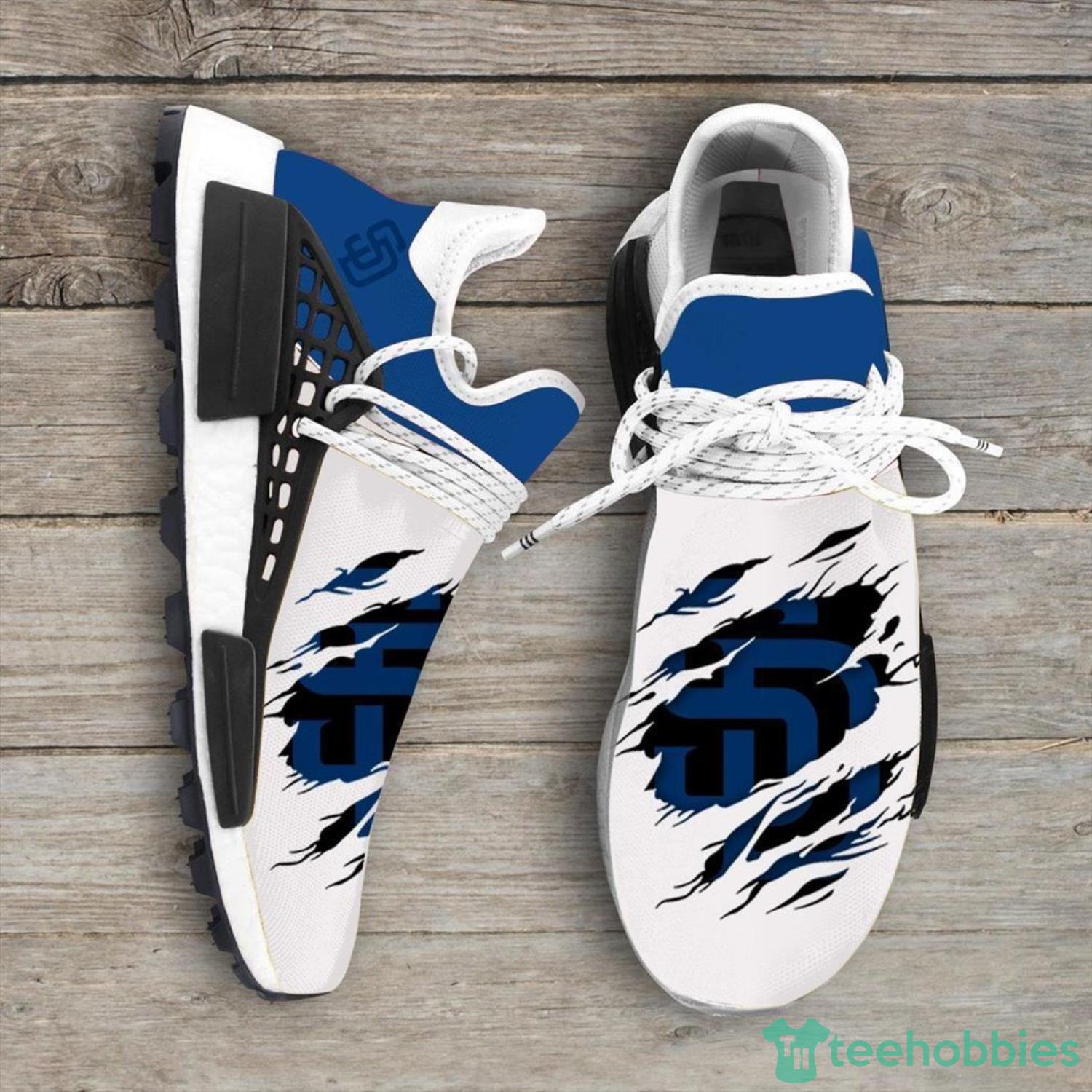 San Diego Padres MLB Sport Teams NMD Nmd Human Race Shoes For Fans Product Photo 1 San Diego Padres MLB Sport Teams NMD Nmd Human Race Shoes For Fans Product Photo 1