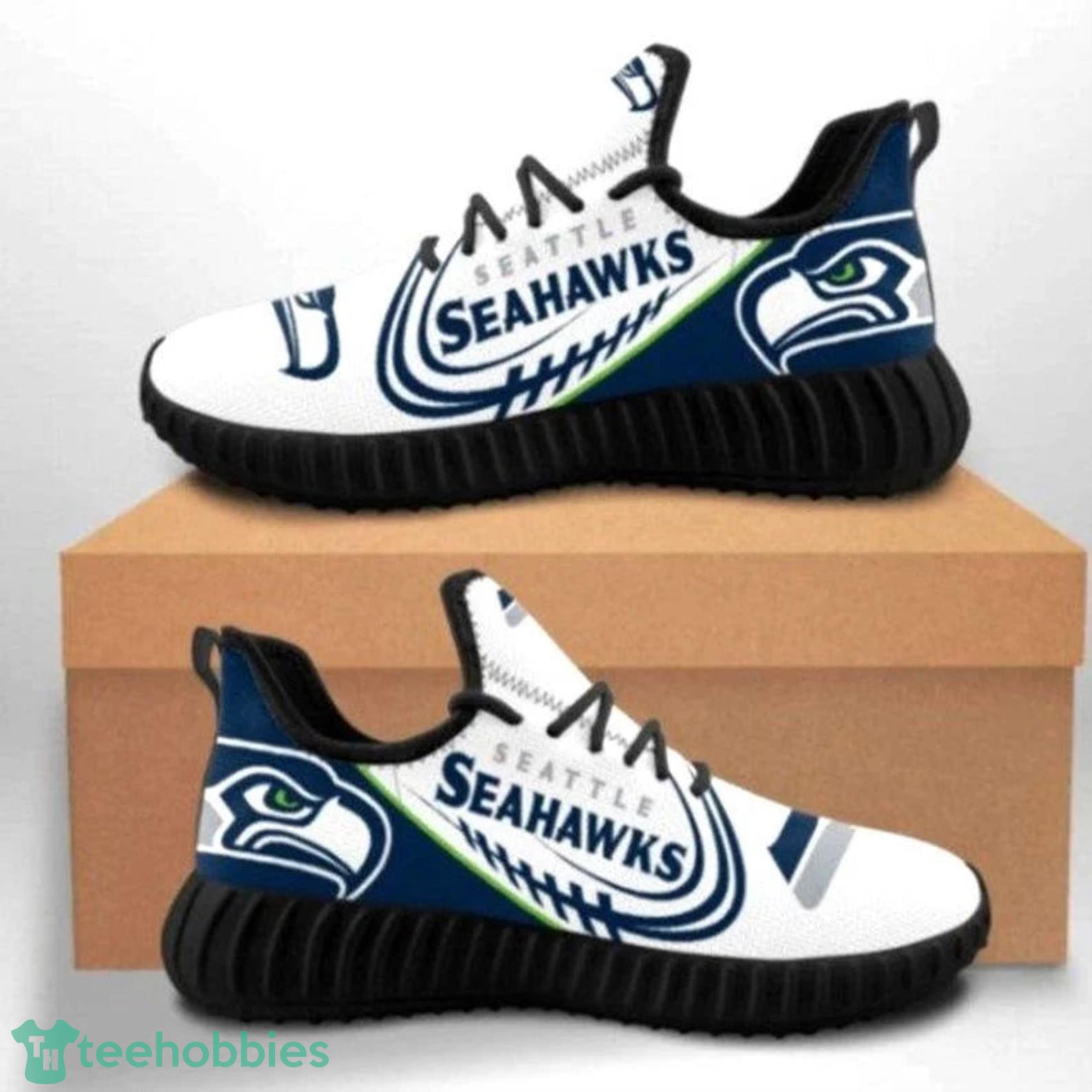Seattle Seahawks NFL Teams Football Running Walking Shoes Reze Sneakers Product Photo 1