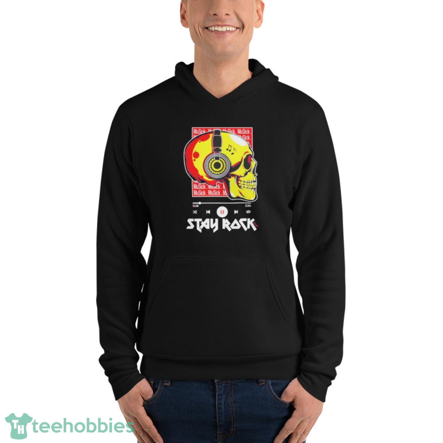 Skull Musick Stay Rock 2023 Shirt - Unisex Fleece Pullover Hoodie Skull Musick Stay Rock 2023 Shirt - Unisex Fleece Pullover Hoodie