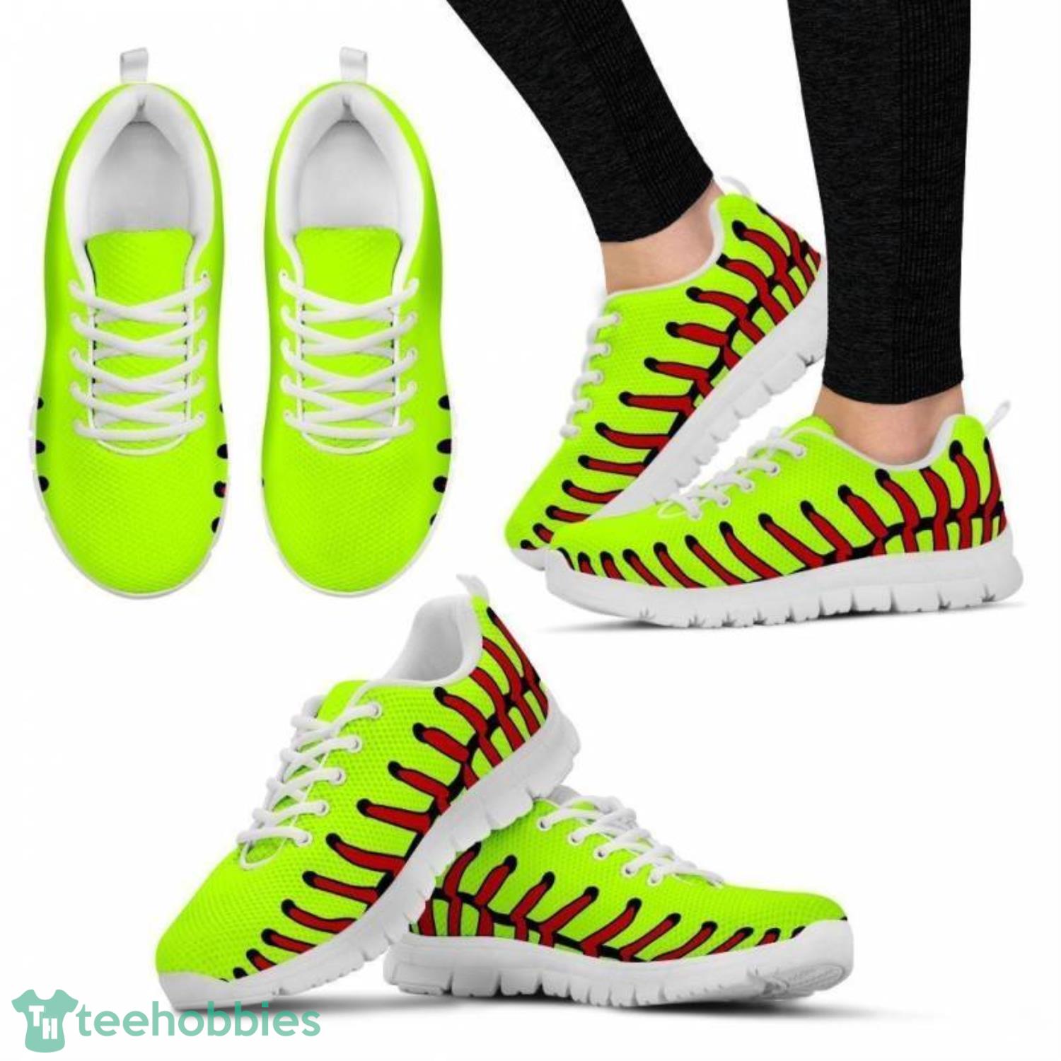 Softball Full Print Sneakers Shoes For Men And Women image Softball Full Print Sneakers Shoes For Men And Women Product Photo 2