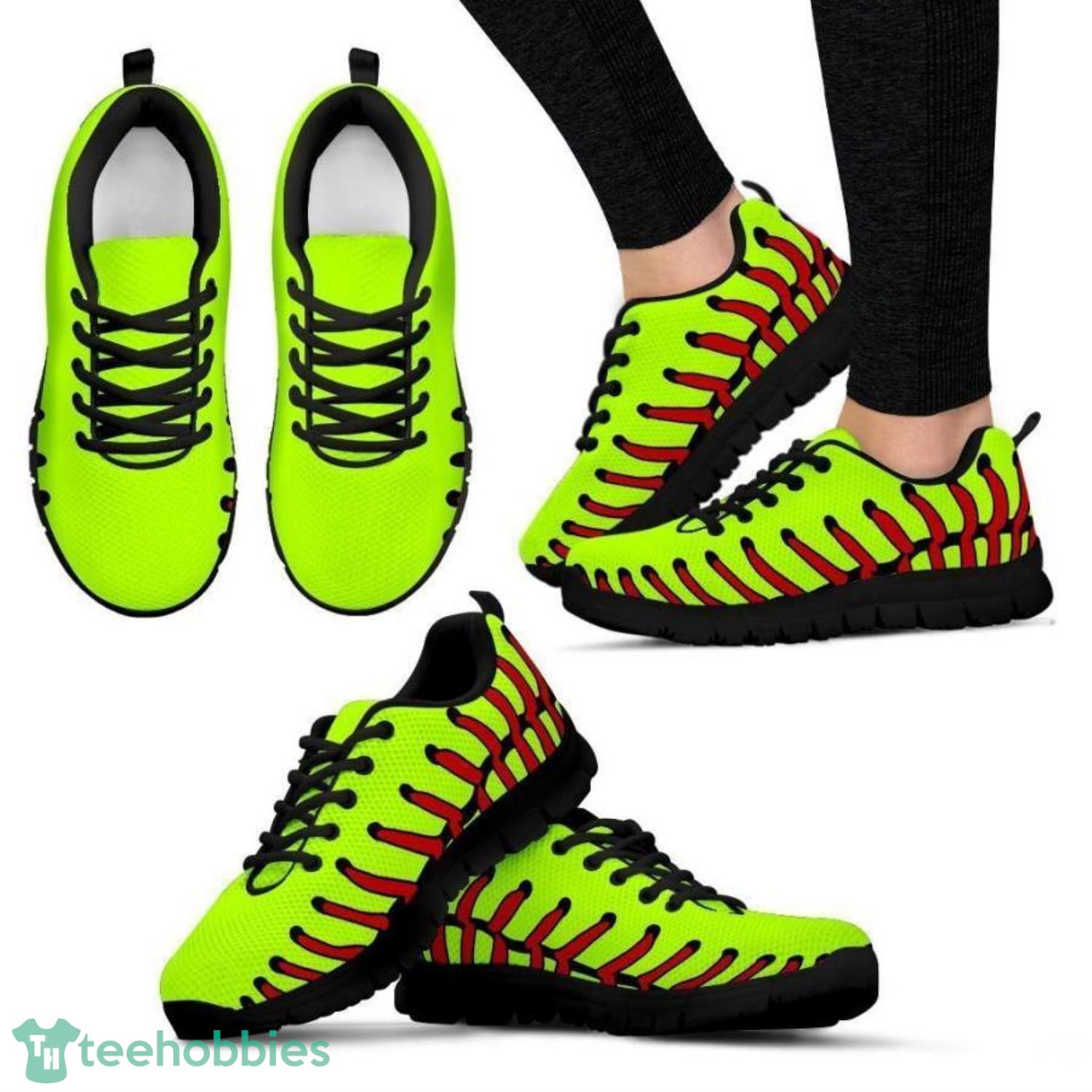Softball Full Print Sneakers Shoes For Men And Women Product Photo 1 Softball Full Print Sneakers Shoes For Men And Women Product Photo 1