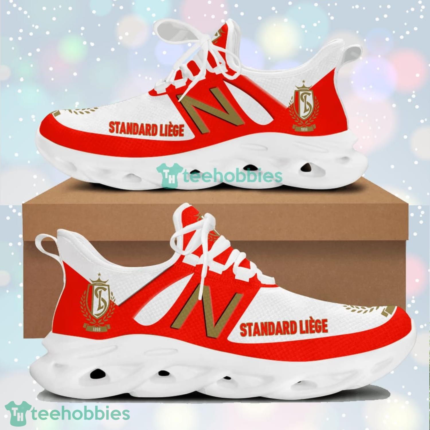 Standard Liège Red And White Max Soul Shoes Running Sneaker For Men And Women Product Photo 1 Standard Liège Red And White Max Soul Shoes Running Sneaker For Men And Women Product Photo 1