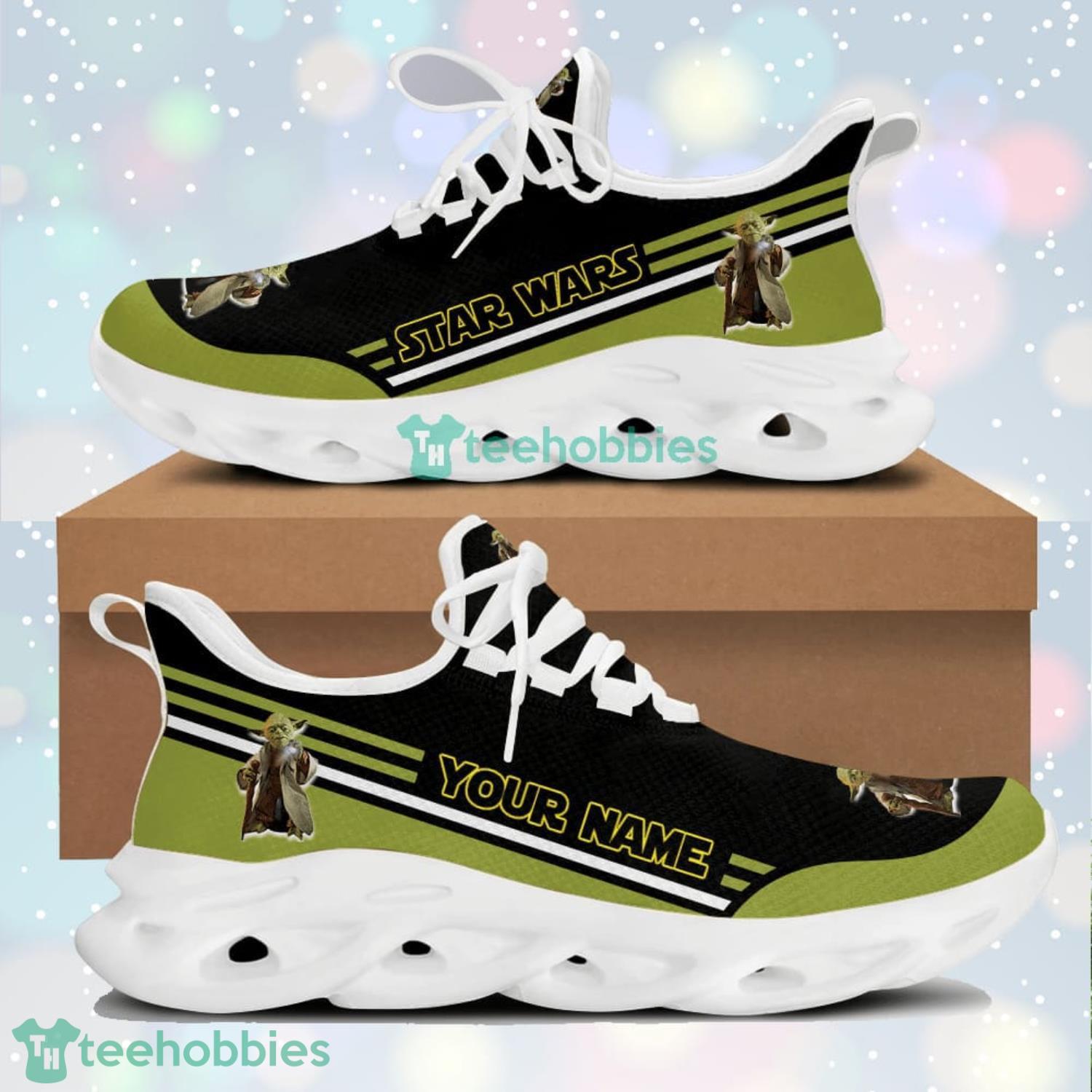 Star Wars Fans Yoda Custom Name Max Soul Shoes Running Sneaker For Men And Women Product Photo 1 Star Wars Fans Yoda Custom Name Max Soul Shoes Running Sneaker For Men And Women Product Photo 1