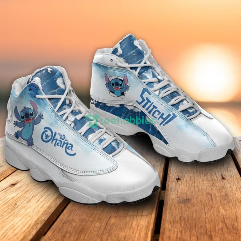 Stitch Ohana Air Jordan 13 Shoes image Stitch Ohana Air Jordan 13 Shoes Product Photo 2