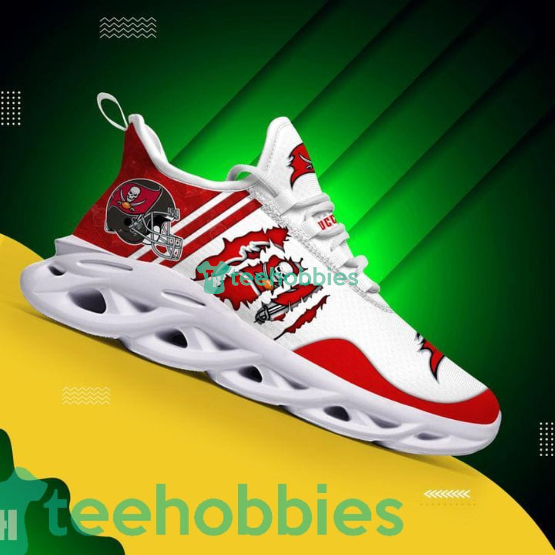 Tampa Bay Buccaneers NFL Custom Name Sneakers Max Soul Shoes For Men And Women Product Photo 3