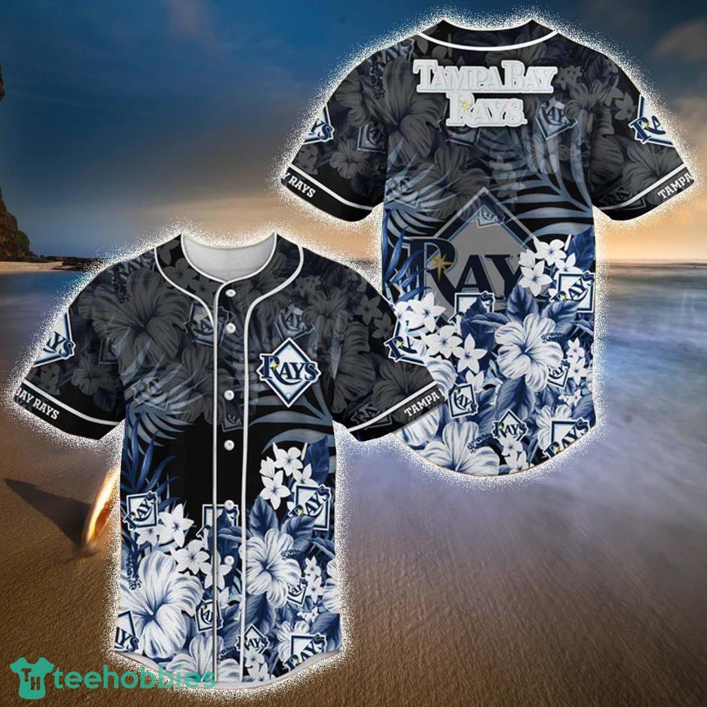 Tampa Bay Rays Flower MLB Baseball Jersey Shirt