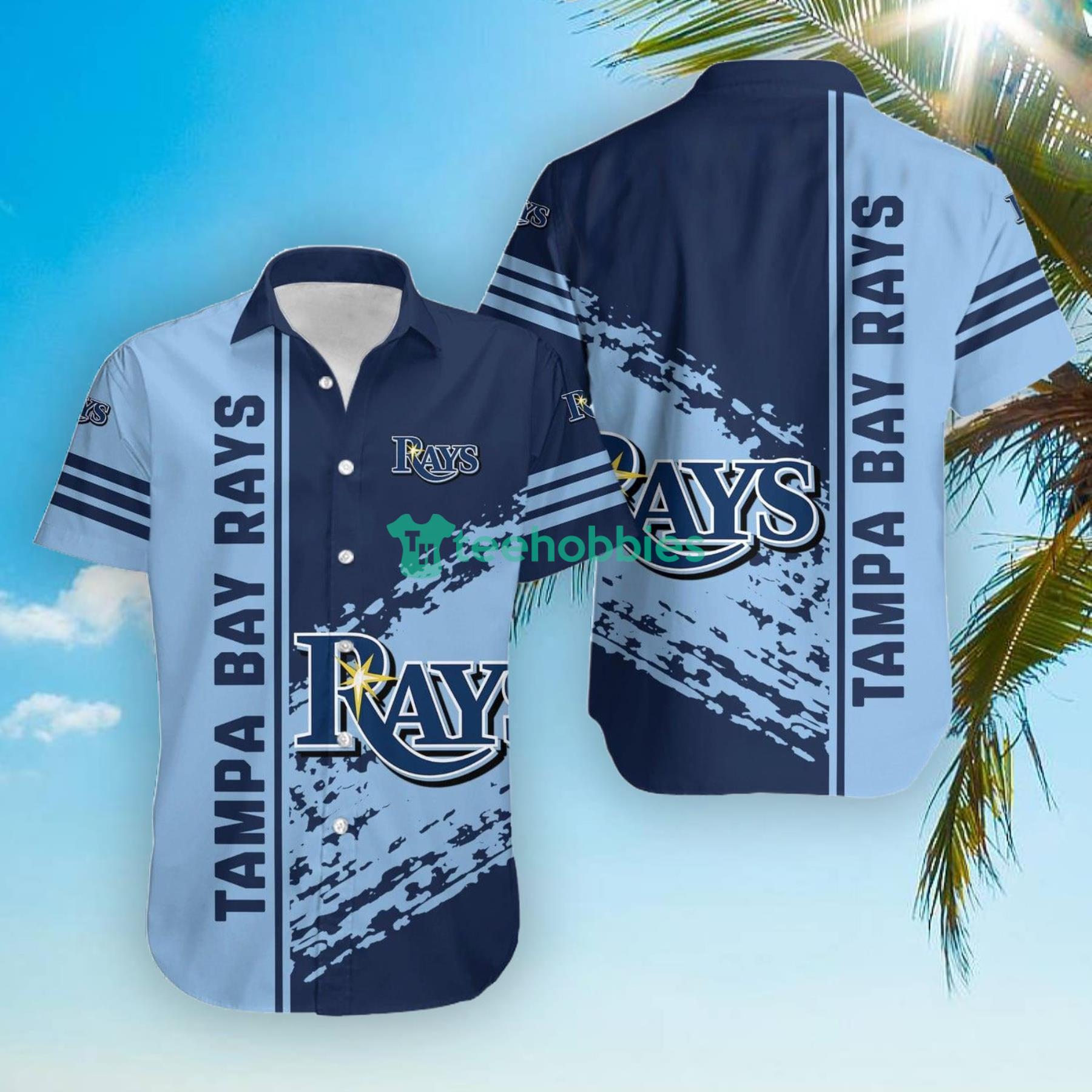 Tampa Bay Rays MLB Quarter Style Hawaiian Shirt