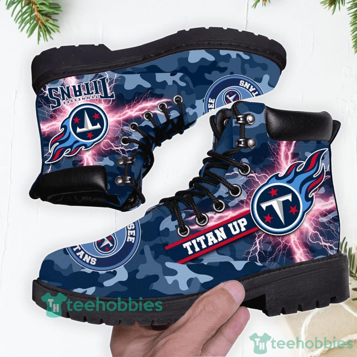 Tennessee Titans Light Camo Pattern Boots For Men And Women Product Photo 1 Tennessee Titans Light Camo Pattern Boots For Men And Women Product Photo 1