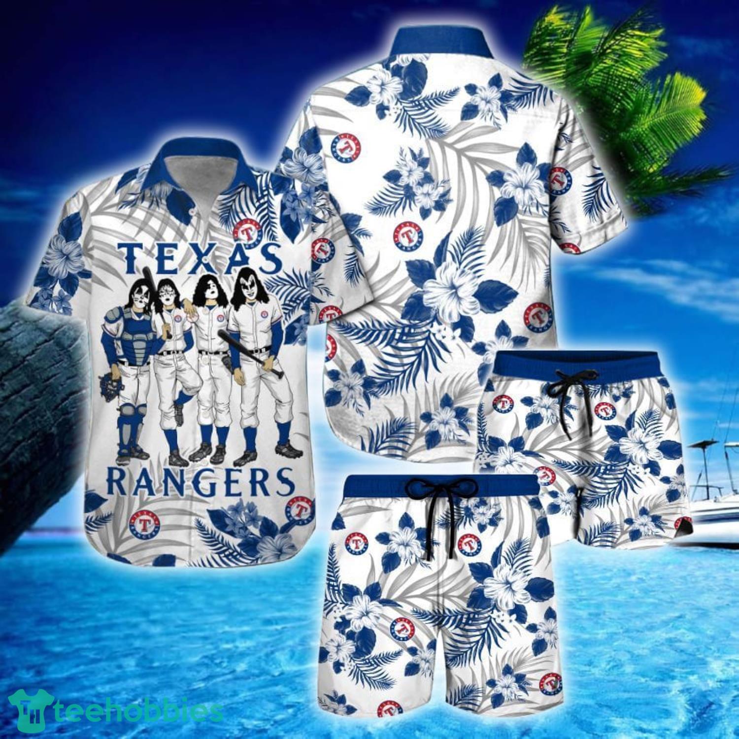 Custom Name And Number Texas Rangers Baseball Cool Hawaiian Shirt -  Freedomdesign