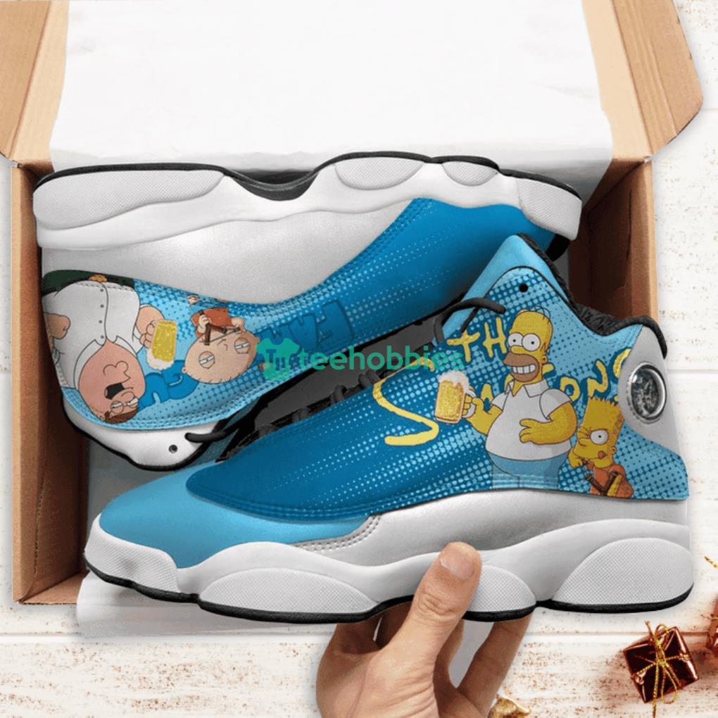 The Simpsons And Family Guy Cartoon Shoes Birthday Air Jordan 13 Shoes Product Photo 1 The Simpsons And Family Guy Cartoon Shoes Birthday Air Jordan 13 Shoes Product Photo 1