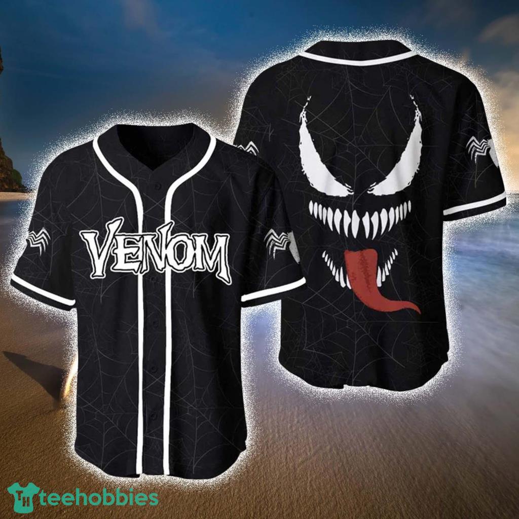 Venom Baseball Jersey Shirt - Venom Baseball Jersey Shirt