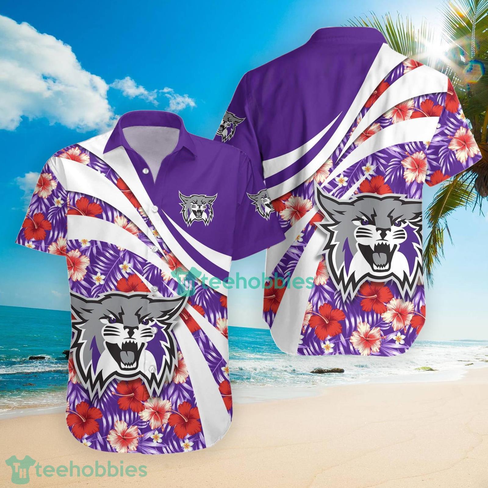 Weber State Wildcats NCAA Hibiscus Tropical Flower Hawaiian Shirt Product Photo 4 Weber State Wildcats NCAA Hibiscus Tropical Flower Hawaiian Shirt Product Photo 4