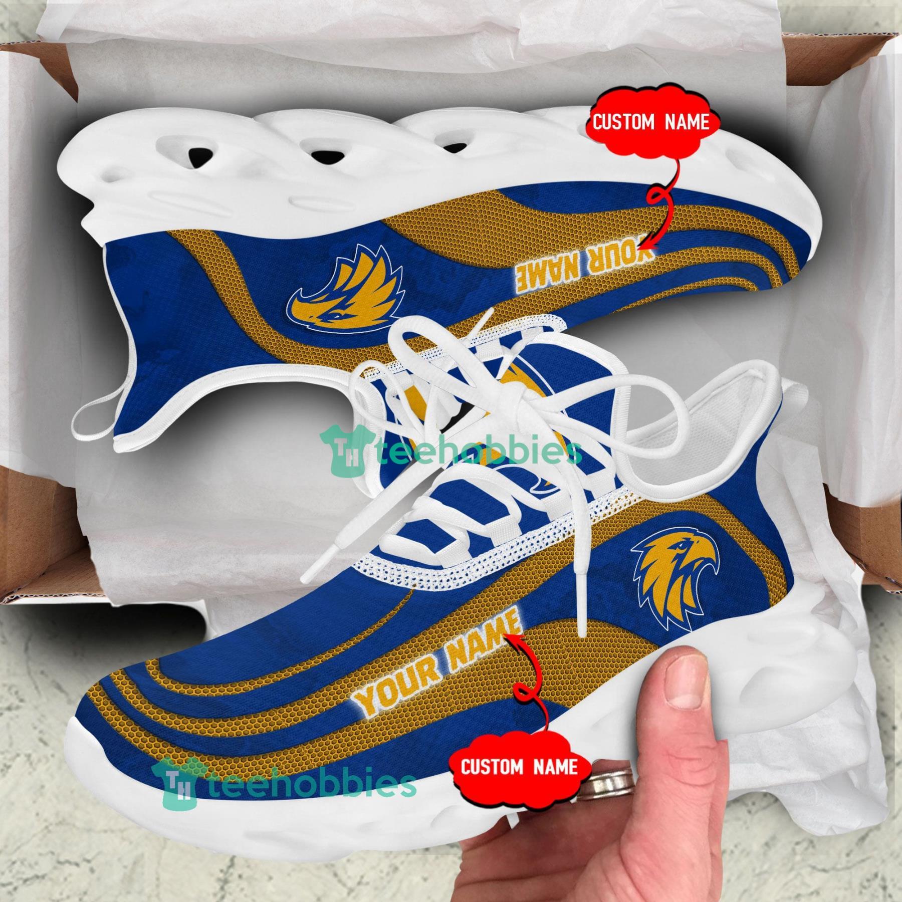 West Coast Eagles Custom Name Sneakers Max Soul Shoes For Men And Women Product Photo 2