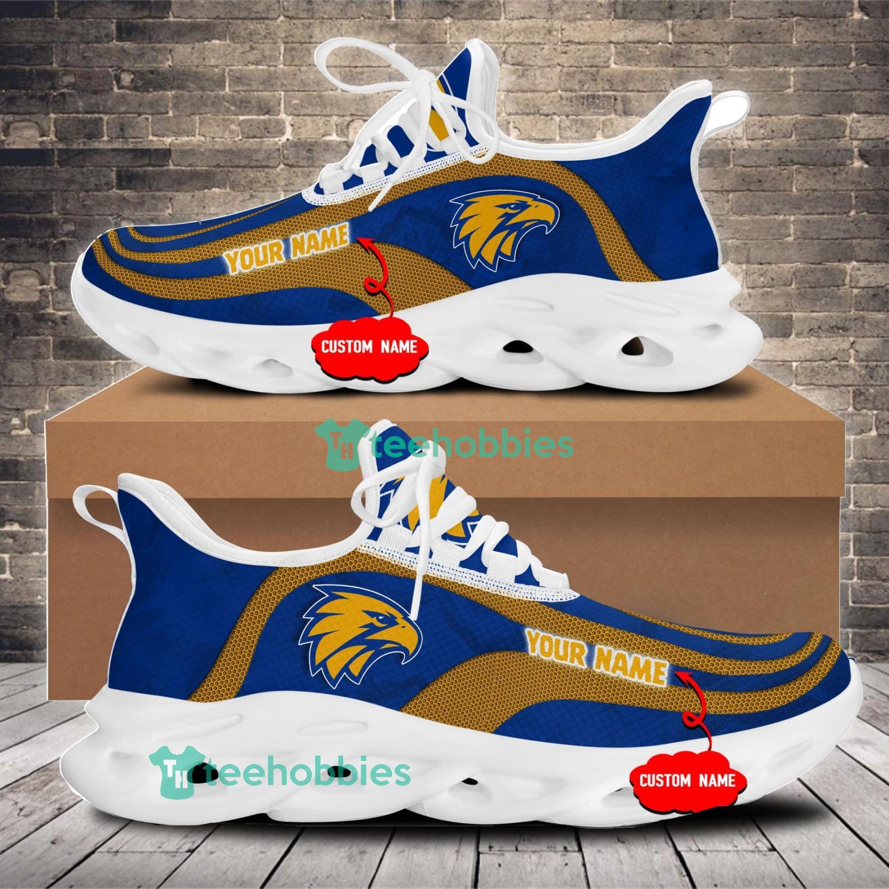 West Coast Eagles Custom Name Sneakers Max Soul Shoes For Men And Women Product Photo 1