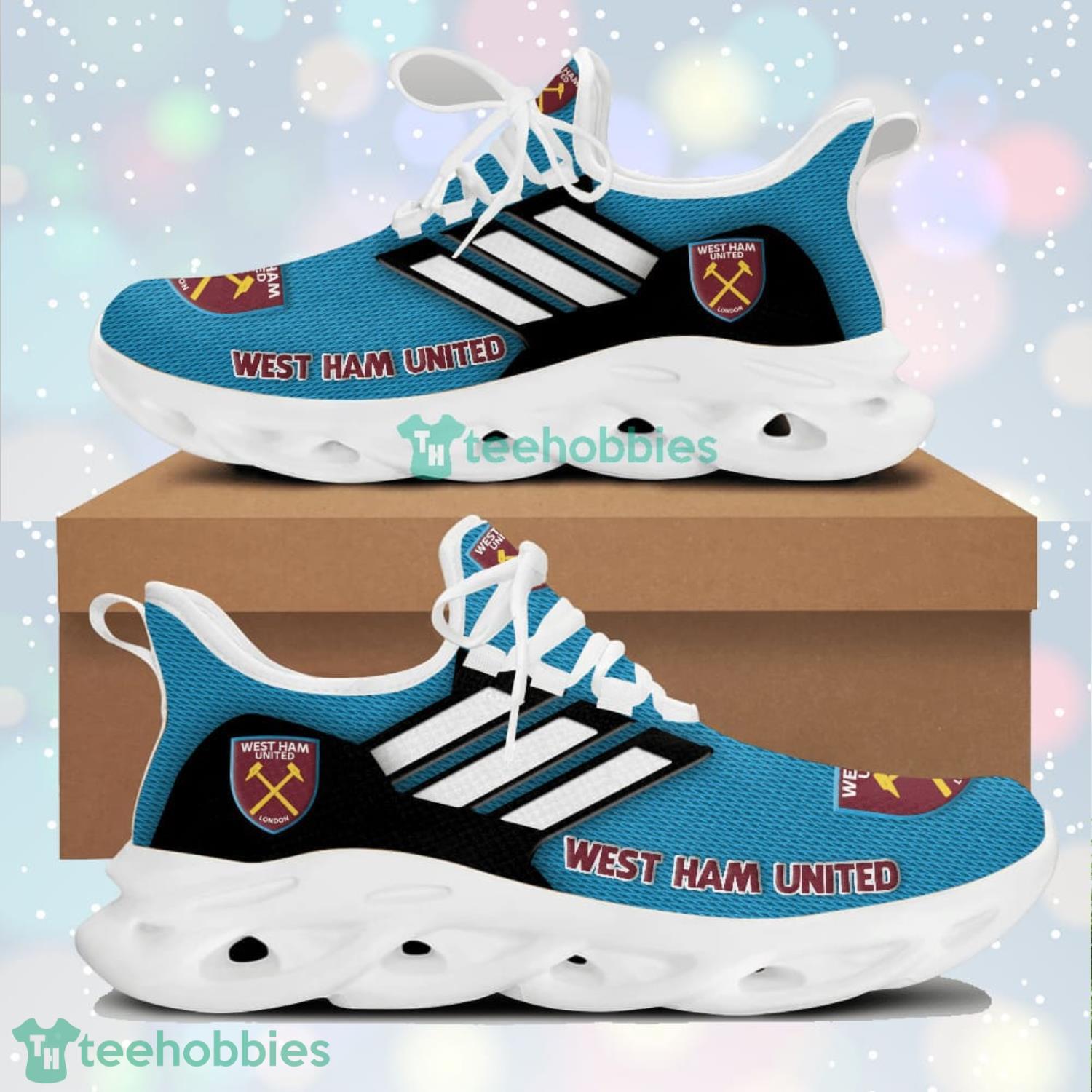 West Ham United White Striped Blue Max Soul Shoes Running Sneaker For Men And Women Product Photo 1 West Ham United White Striped Blue Max Soul Shoes Running Sneaker For Men And Women Product Photo 1
