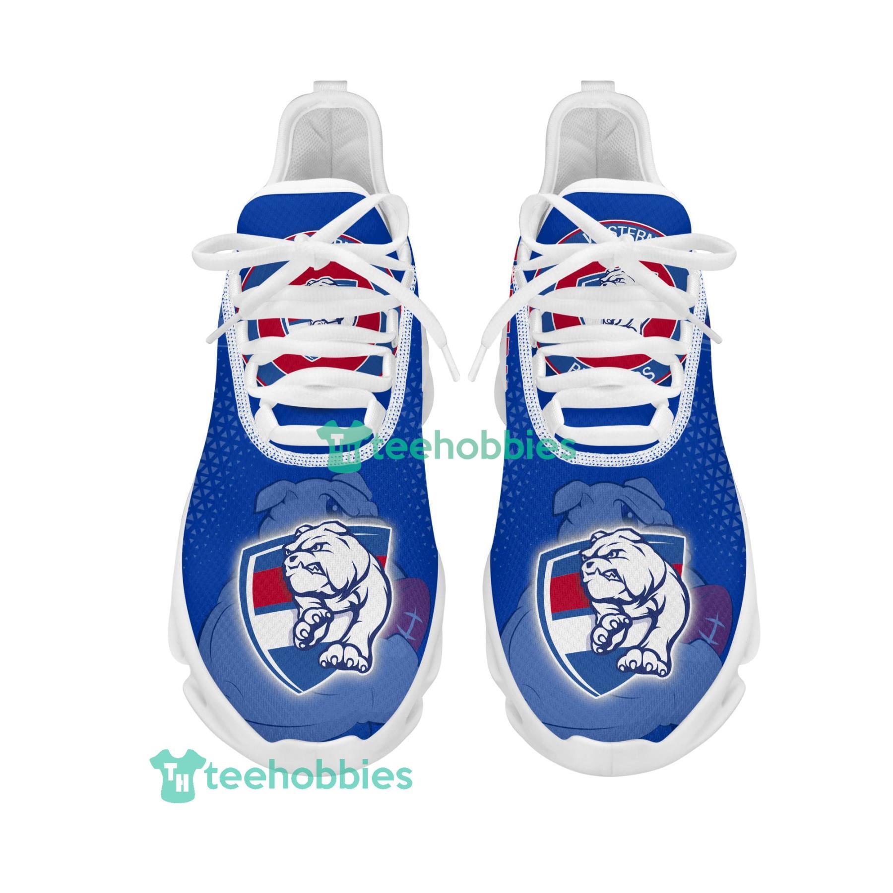Western Bulldogs Mascot Custom Name Sneakers Max Soul Shoes For Men And Women Afl Sneakers Product Photo 2