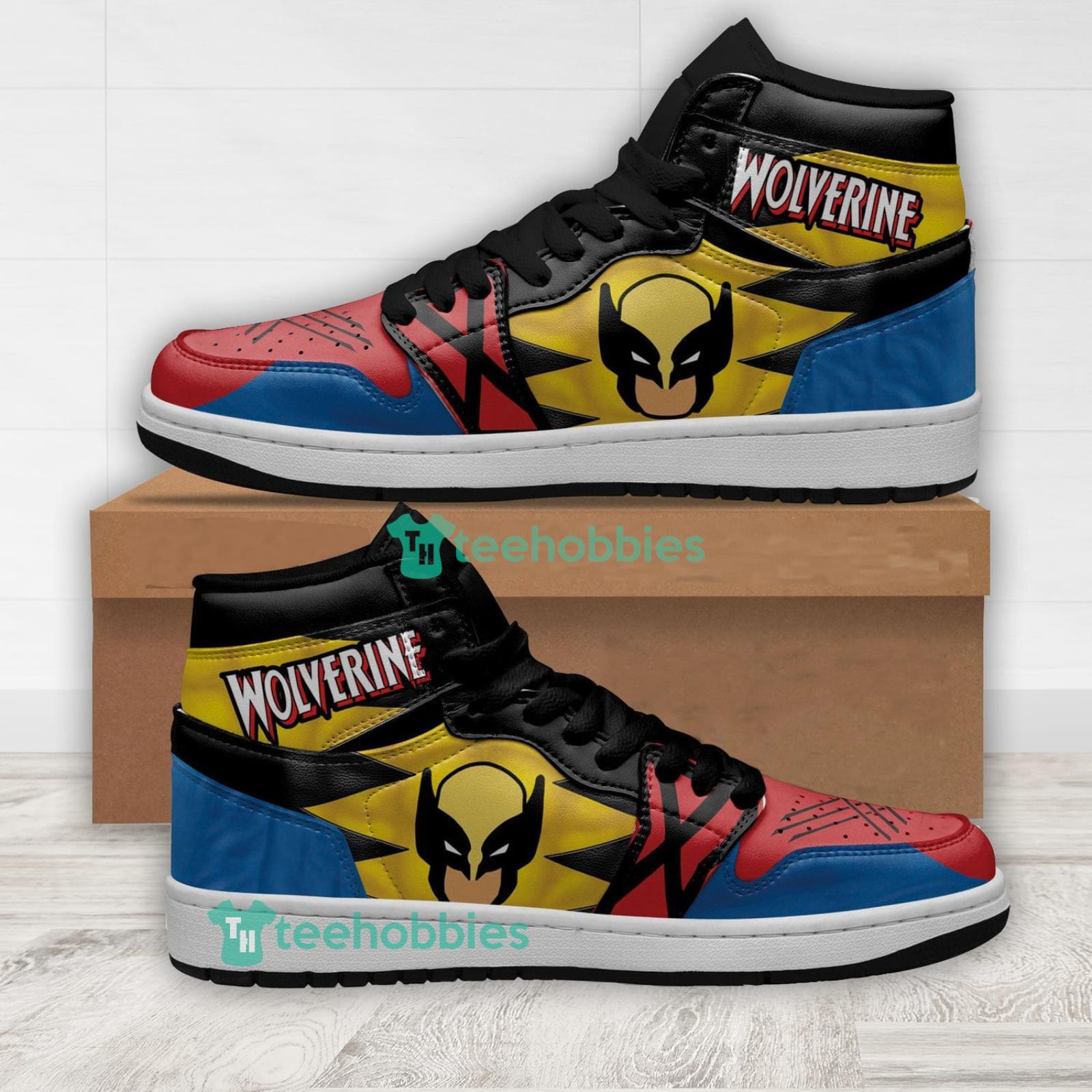 Wolverine Air Jordan Hightop Shoes Sneakers For Men And Women Super Heroes Sneakers Product Photo 1