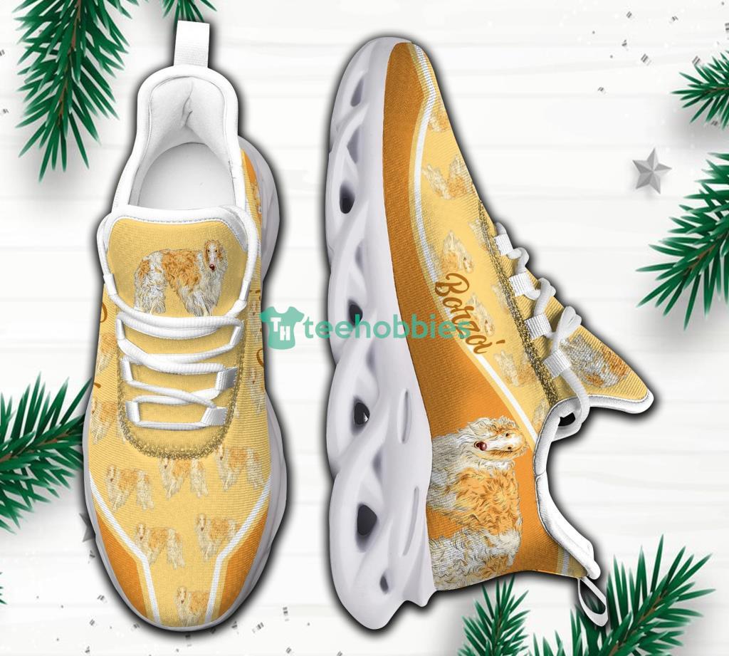 Yellow Borzoi Pattern Max Soul Shoes  For Men And Women - 3