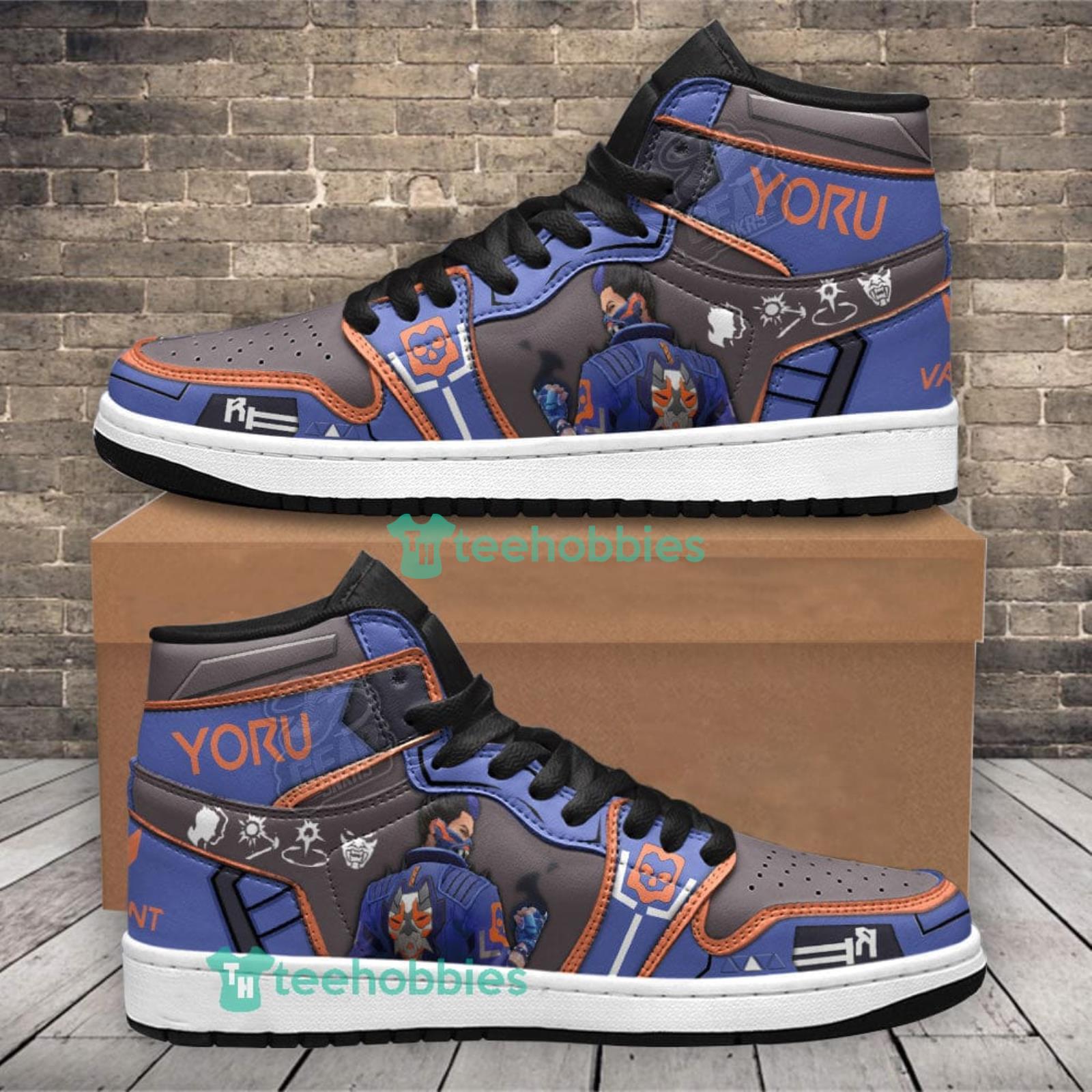Yoru Valorant Agent Air Jordan Hightop Shoes Sneakers For Gamer Product Photo 1