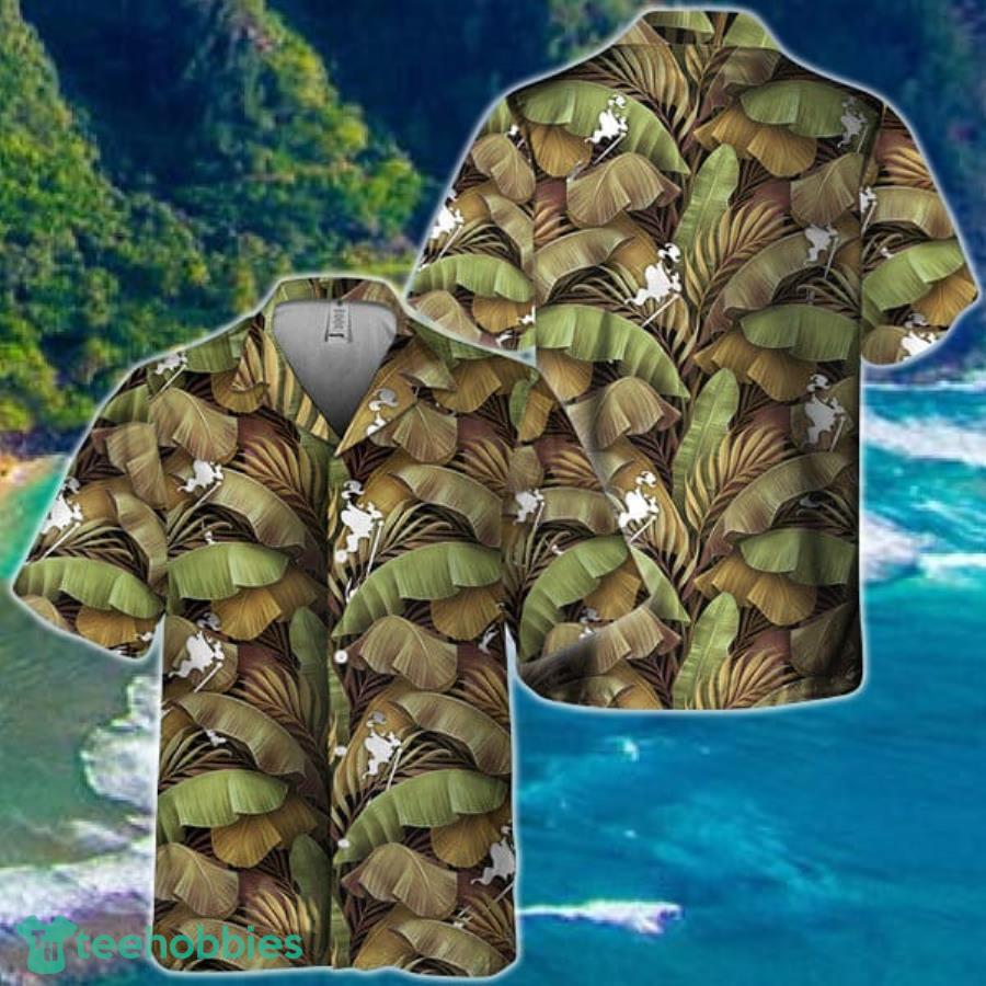 Abstract Banana Leaves Johnnie Walker Hawaiian Shirt Product Photo 1
