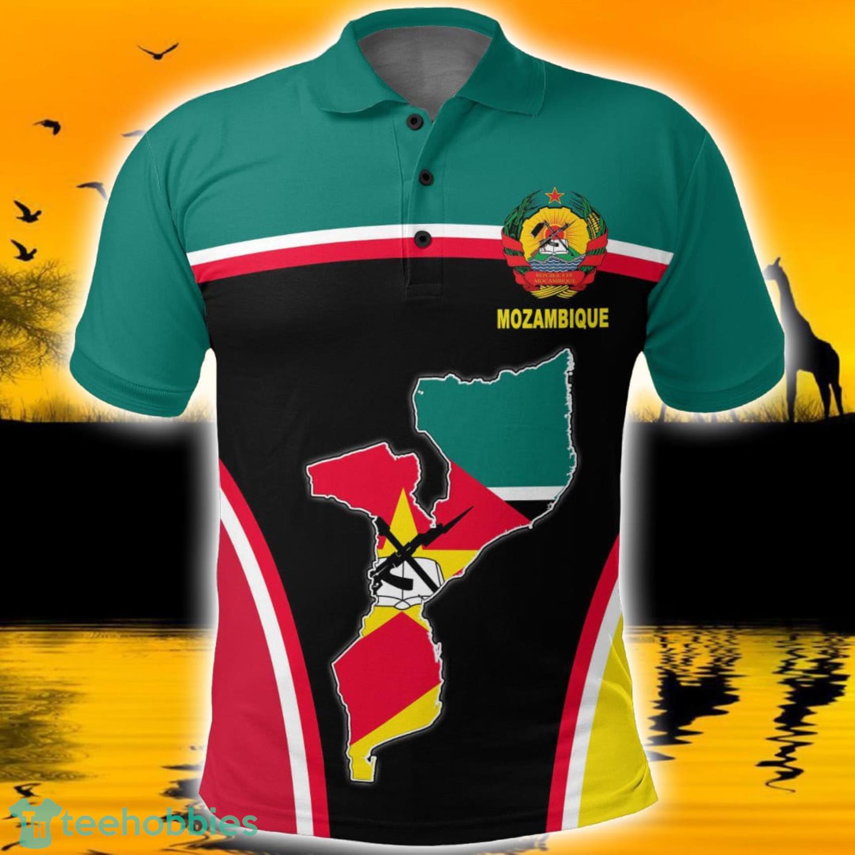 Africa Zone Design Mozambique Active Flag Polo Shirt For Men And Women Product Photo 1 Africa Zone Design Mozambique Active Flag Polo Shirt For Men And Women Product Photo 1