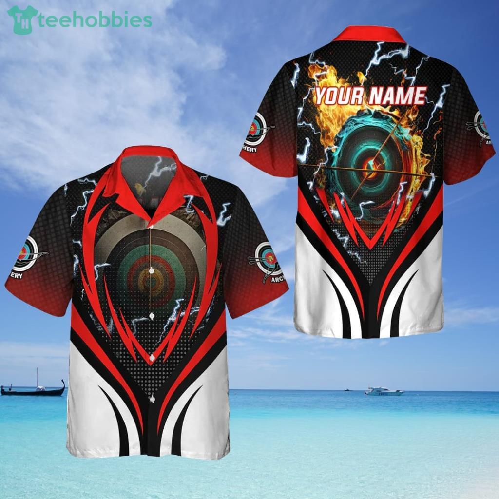 Archery Target Board On Flame Hawaiian Shirt - Archery Target Board On Flame Hawaiian Shirt Archery Target Board On Flame Hawaiian Shirt - Archery Target Board On Flame Hawaiian Shirt