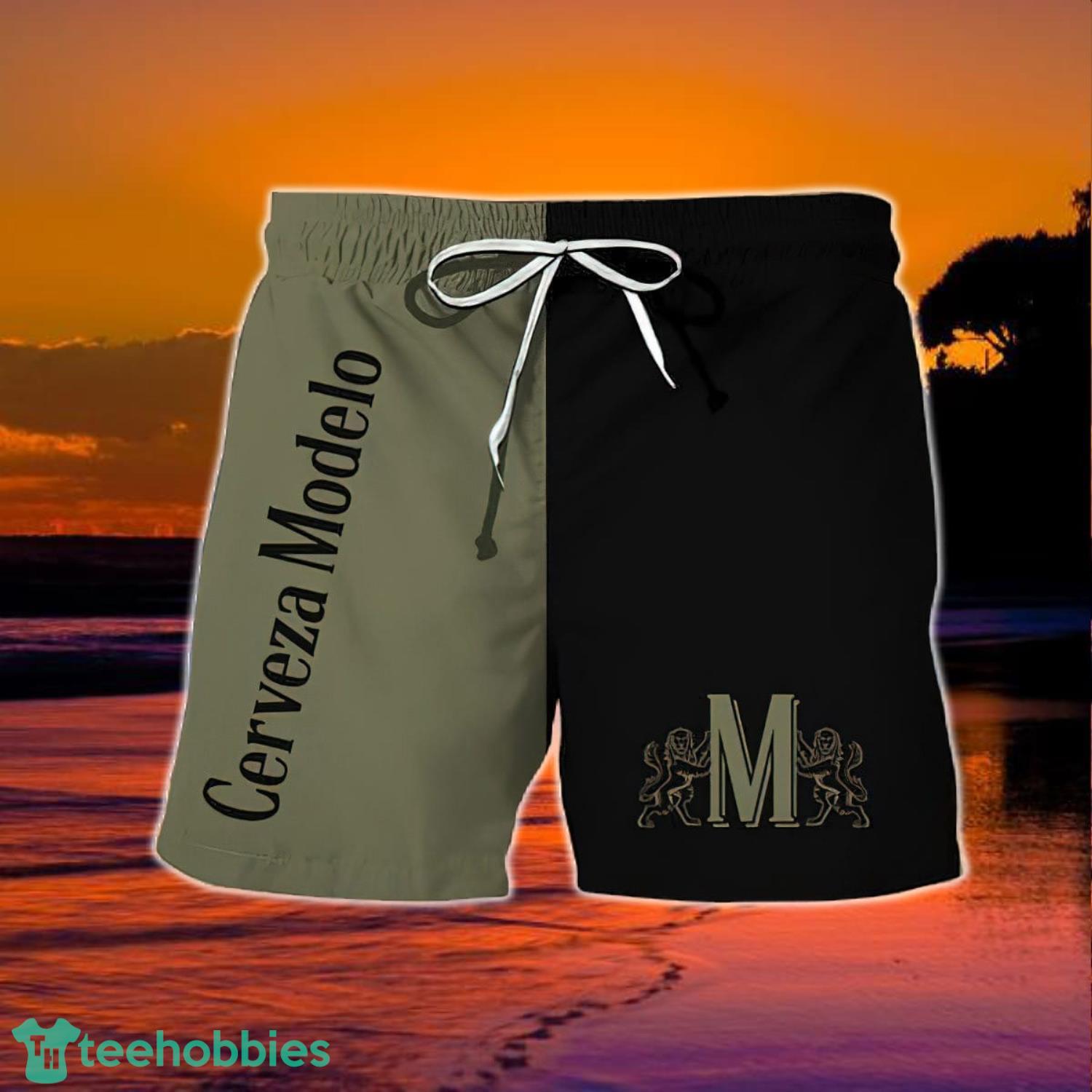 Basic Cerveza Modelo Hawaiian Shorts Product Photo 1