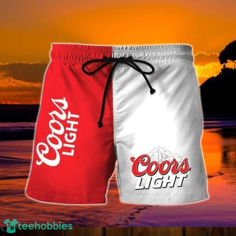 Basic Coors Light Hawaiian Shorts Product Photo 1