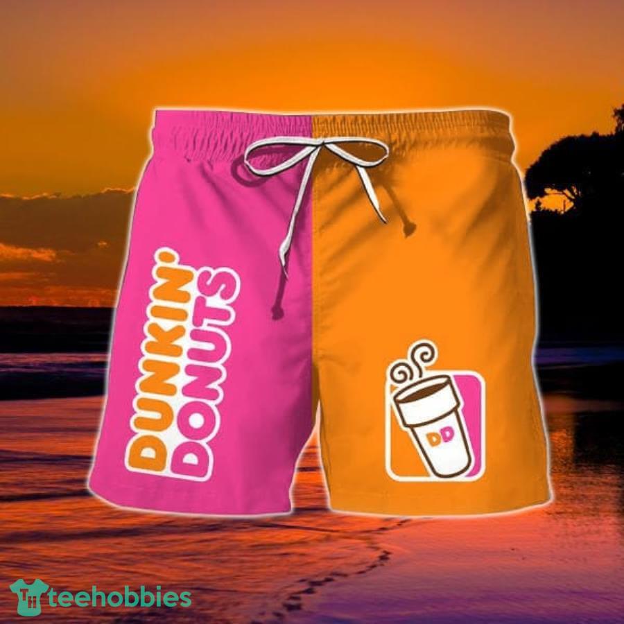 Basic Dunkin' Dunuts Hawaiian Shorts Product Photo 1
